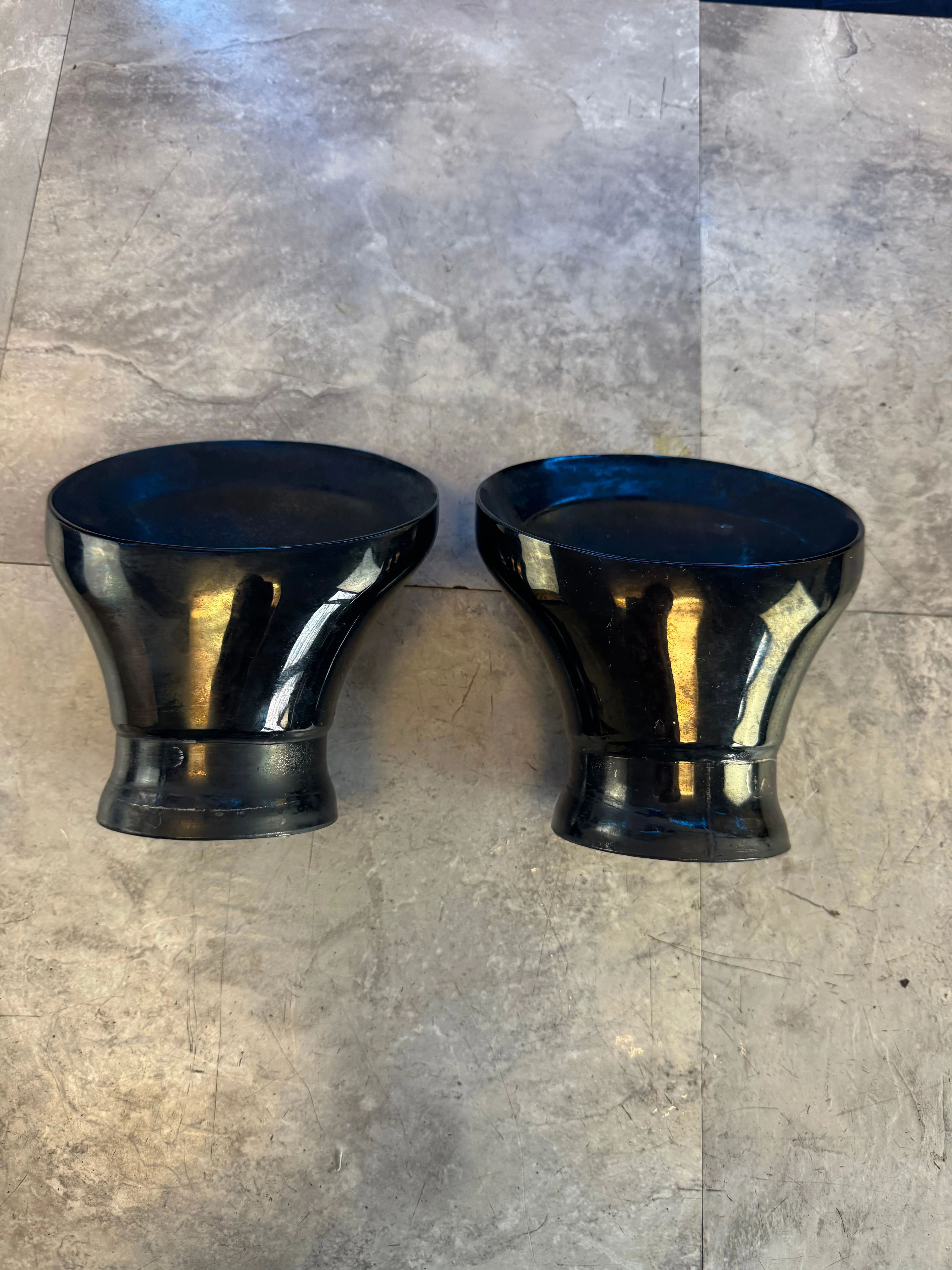 2012-2022 Jeep Grand Cherokee SRT Trackhawk OEM Black Exhaust Tips Pair N2 - Image 3