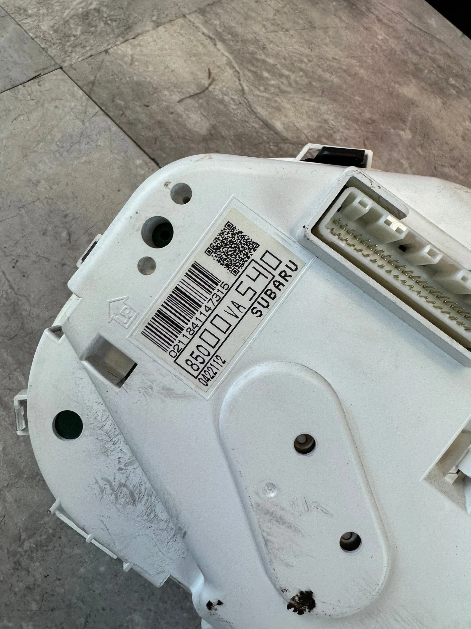 2015-2017 Subaru STi Instrument OEM Gauge Cluster / F3 - Image 8