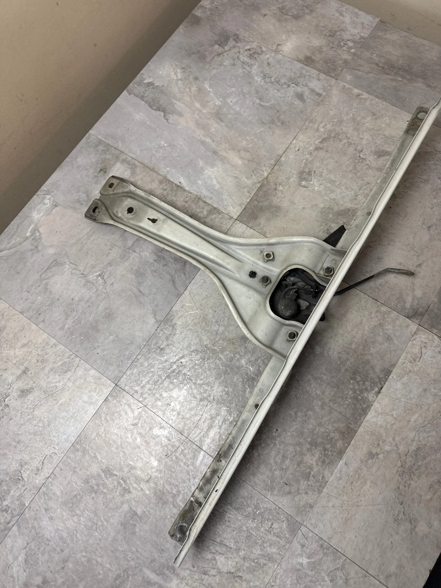 2015-2018 Subaru WRX STi Radiator Core Upper Center Tie Bar & Lock Support w/ Hood Latch R1 - Image 4