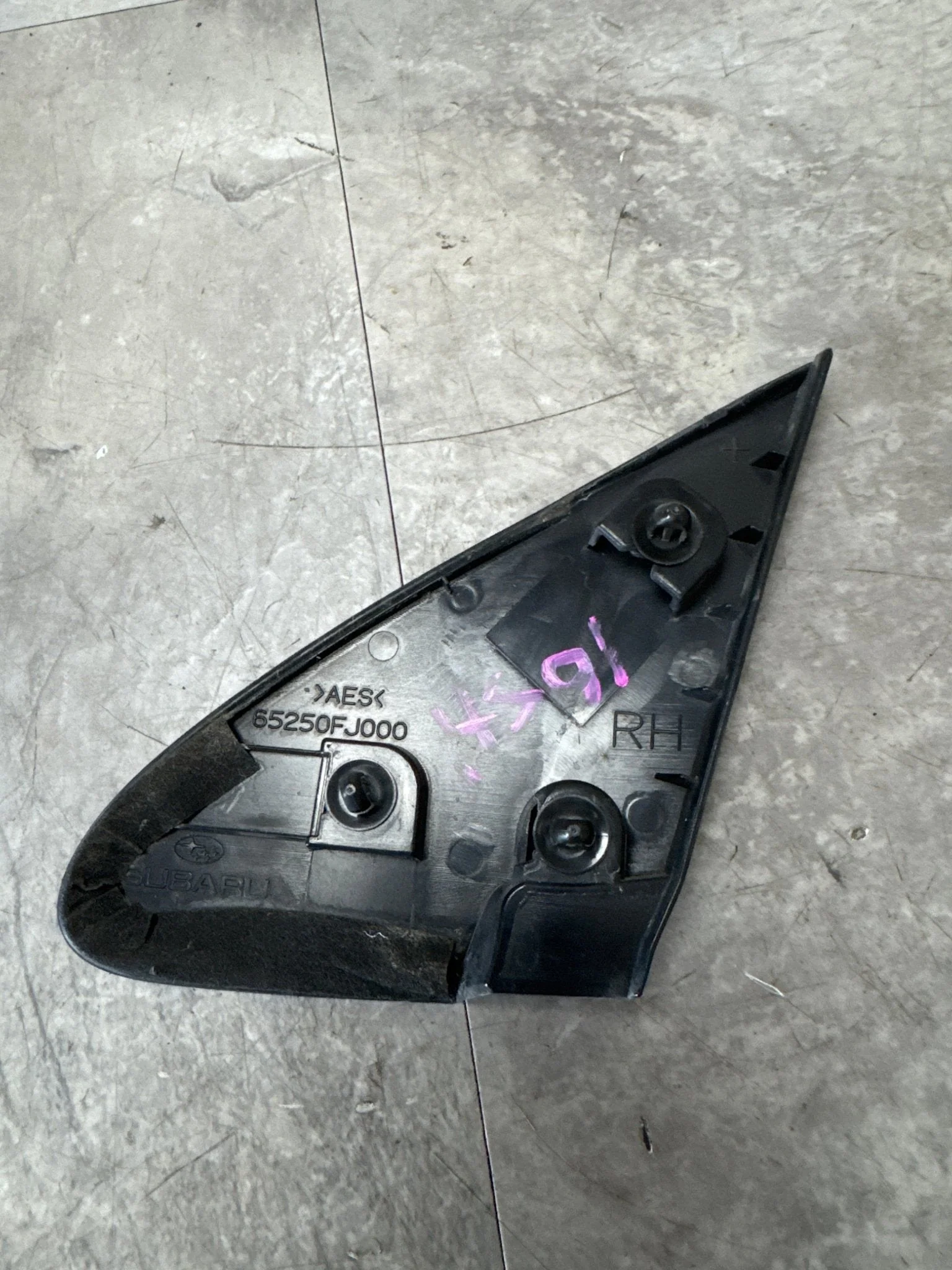2015-2019 Subaru WRX STi OEM Passenger Right Fender Cover Cap Trim G2 - Image 2