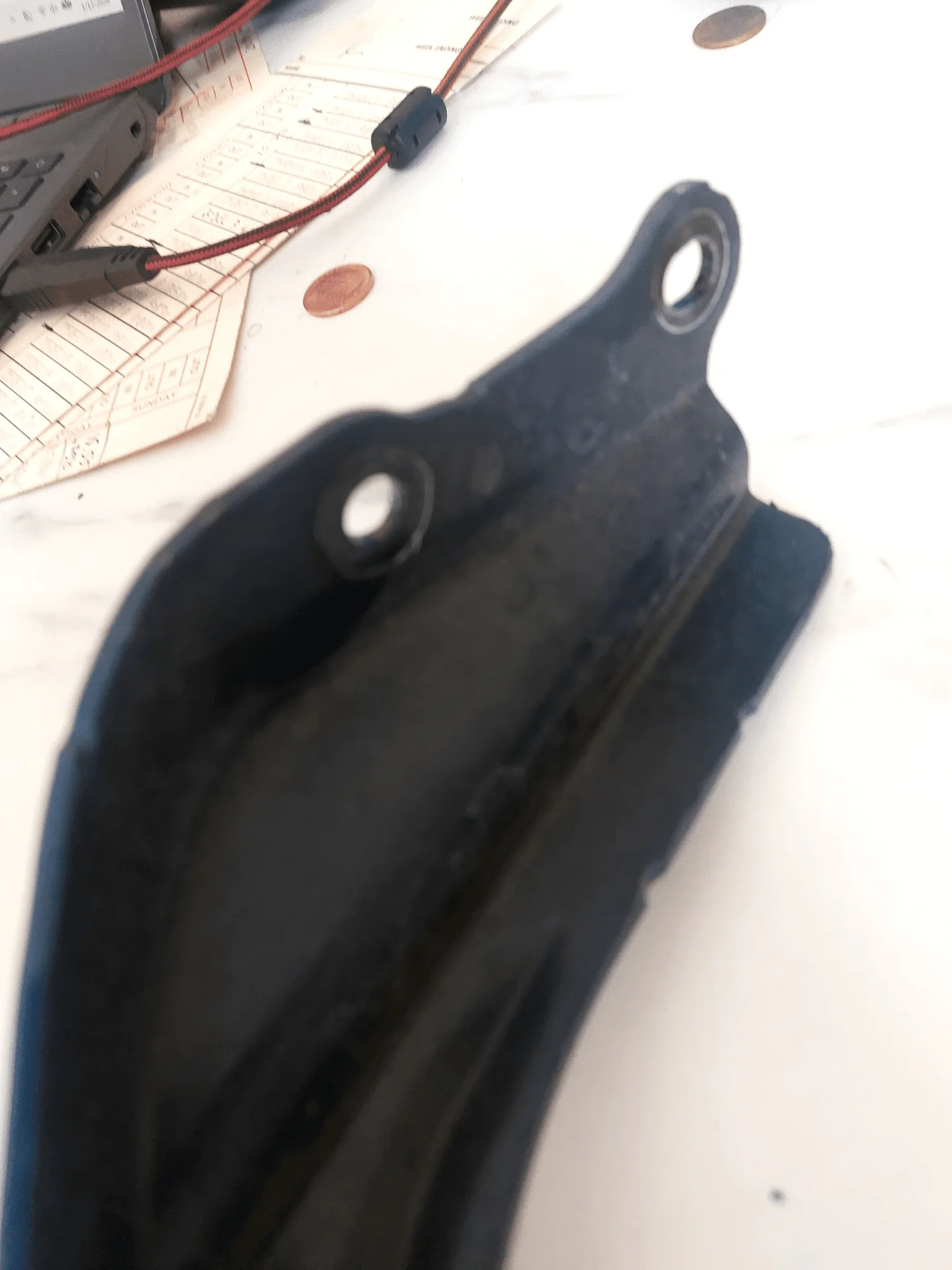 2015-2021 Subaru STi OEM Hood Hinges LH RH Pair Blue J4 - Image 10