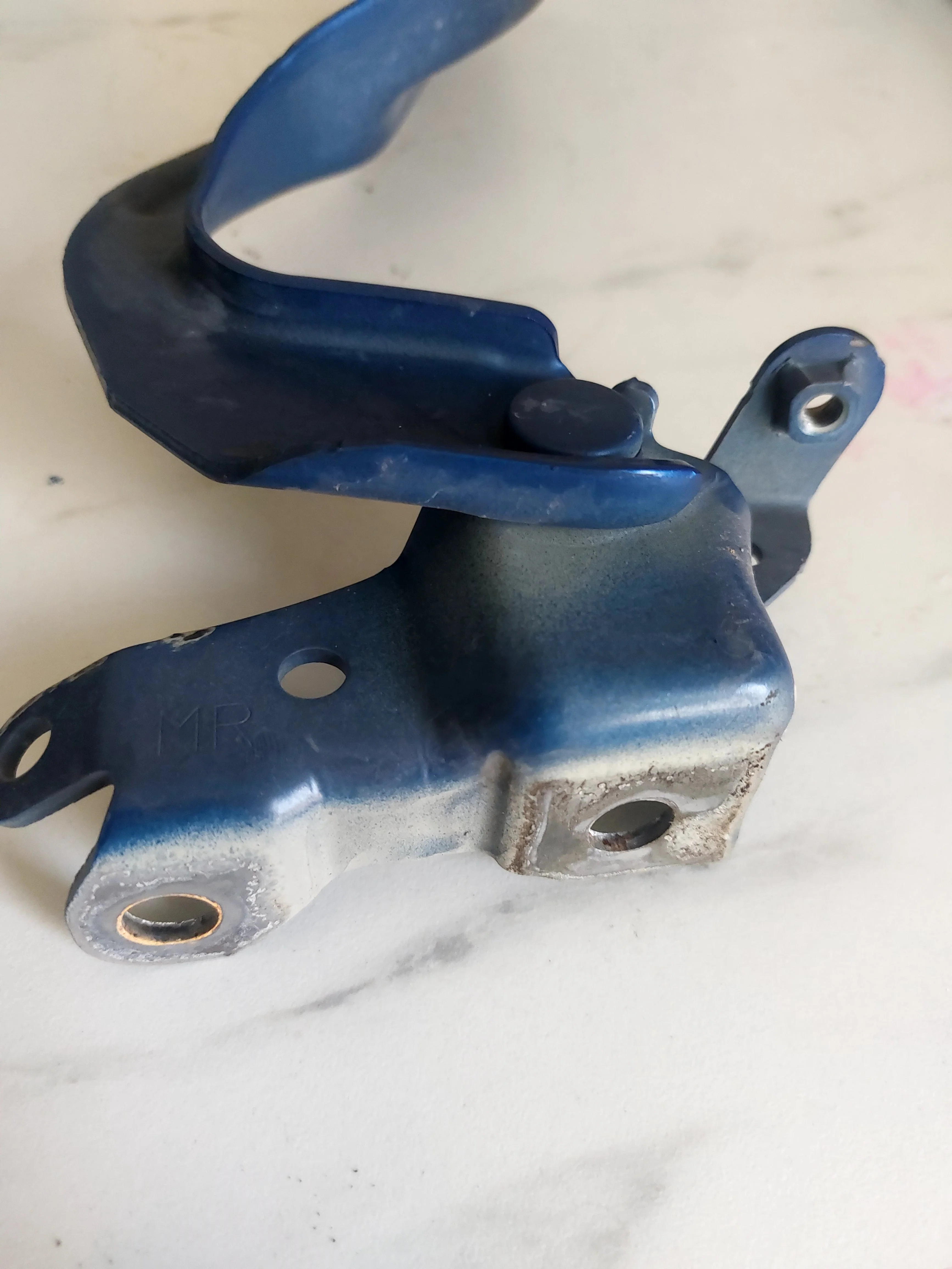 2015-2021 Subaru STi OEM Hood Hinges LH RH Pair Blue J4 - Image 11