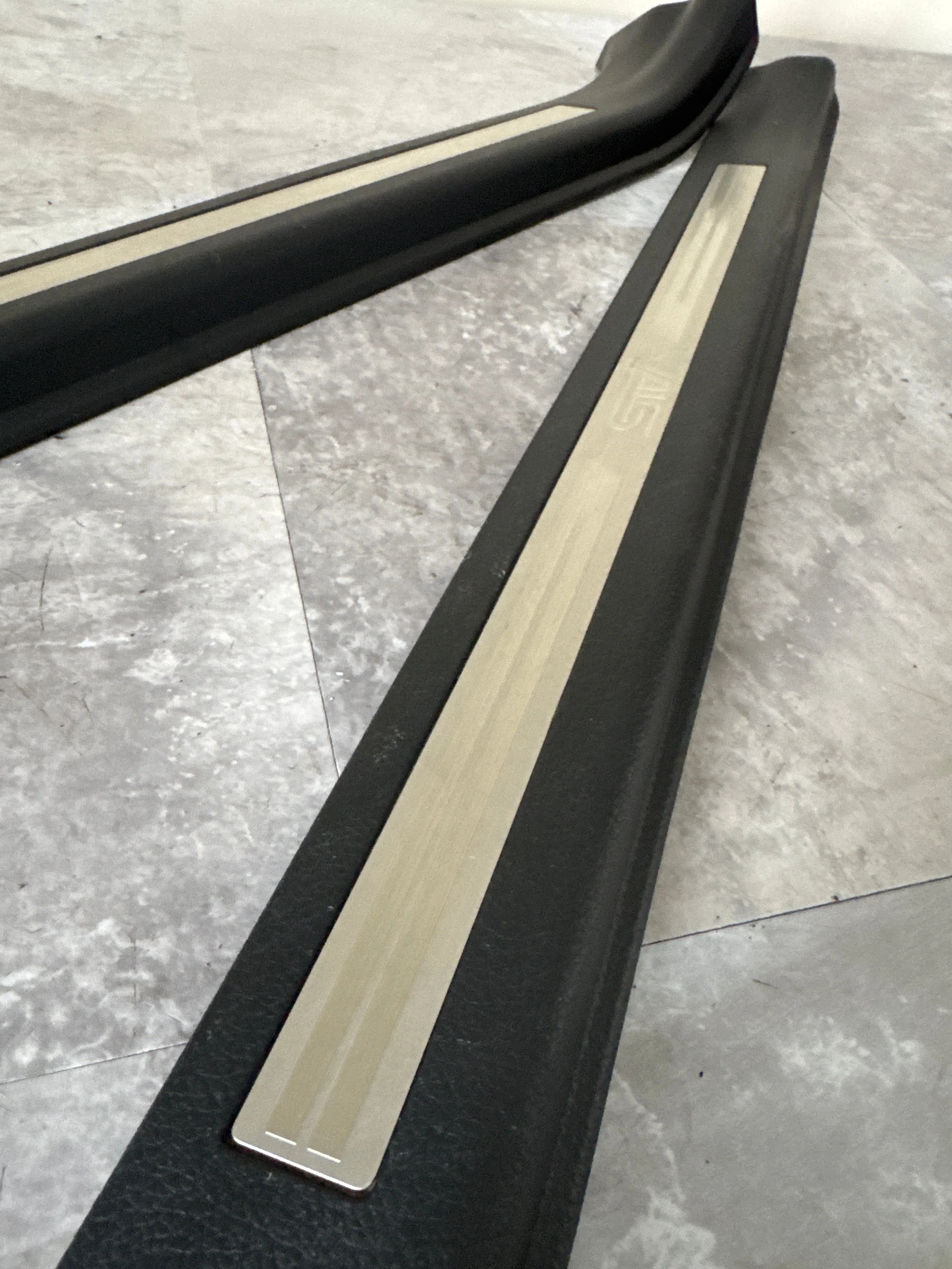 2015-2021 Subaru WRX STi Front OEM Door Sill Trim Set J3 - Image 4
