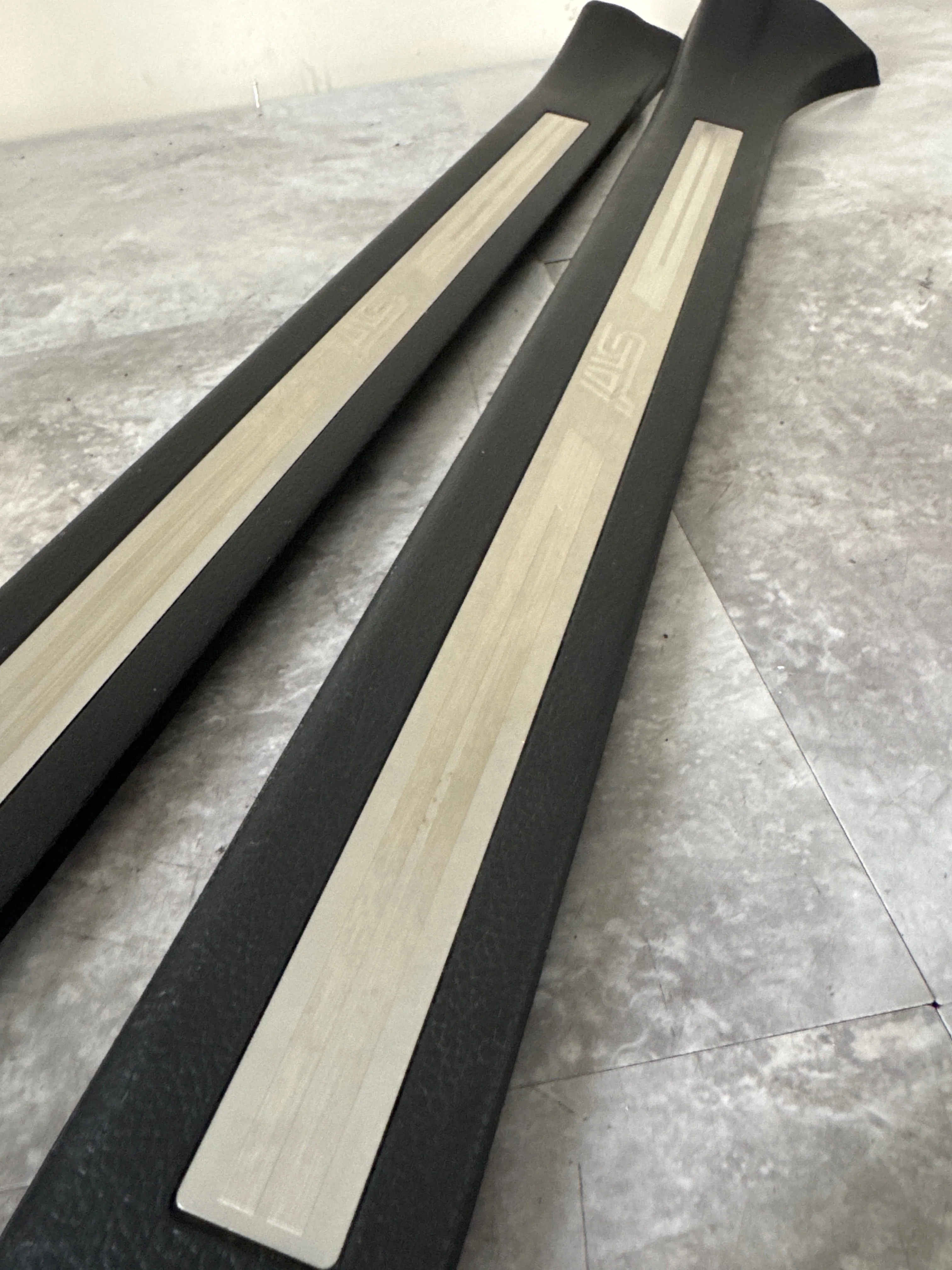 2015-2021 Subaru WRX STi Front OEM Door Sill Trim Set J3 - Image 6