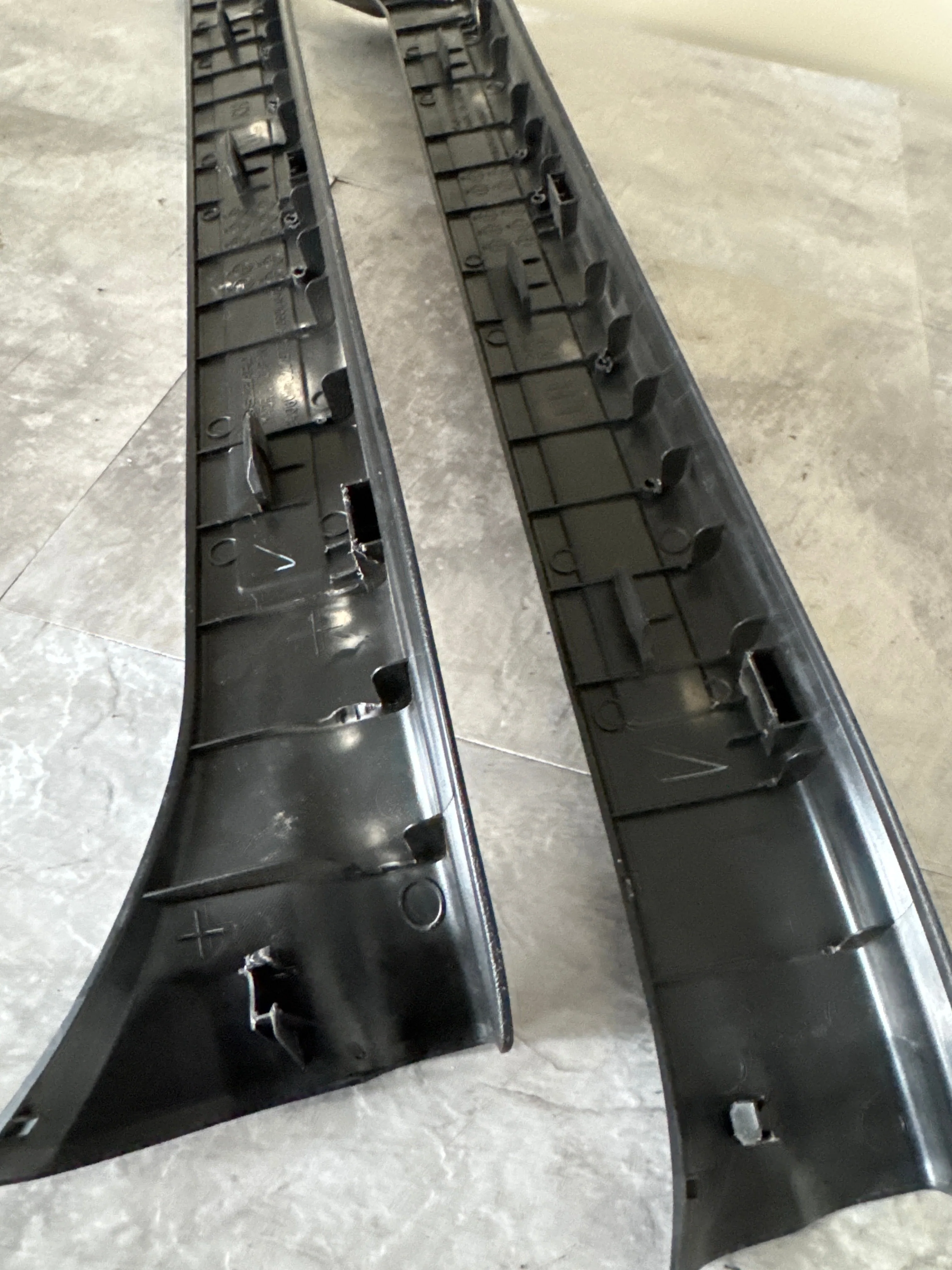 2015-2021 Subaru WRX STi Front OEM Door Sill Trim Set J3 - Image 8