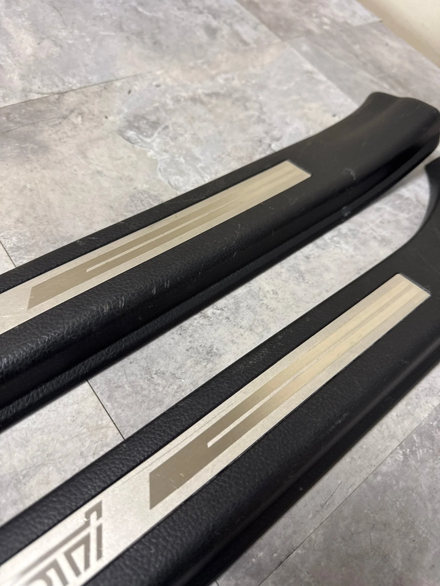 2015-2021 Subaru WRX STi Front OEM Door Sill Trim Set (2) J3 - Image 4