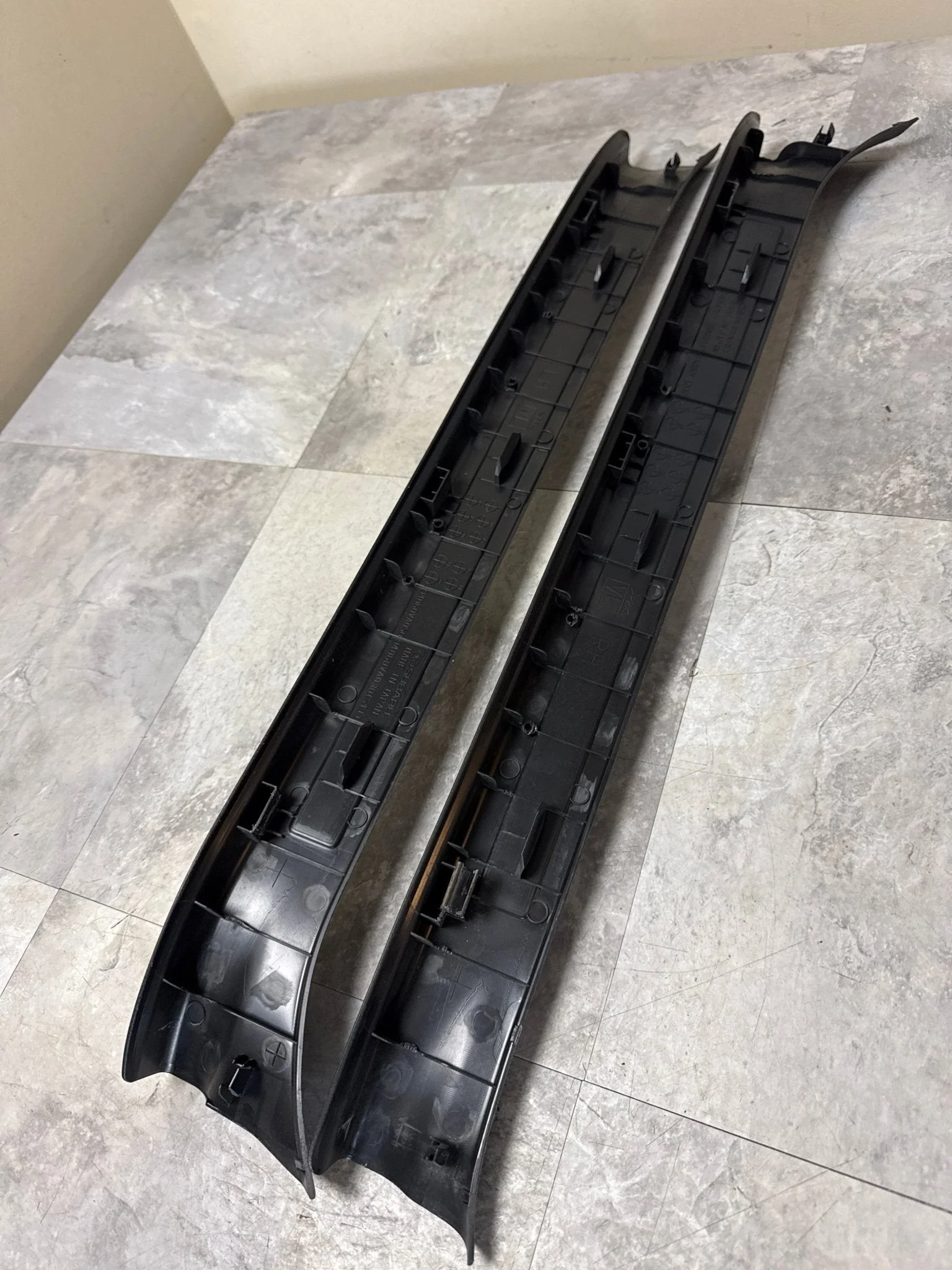 2015-2021 Subaru WRX STi Front OEM Door Sill Trim Set (2) J3 - Image 6