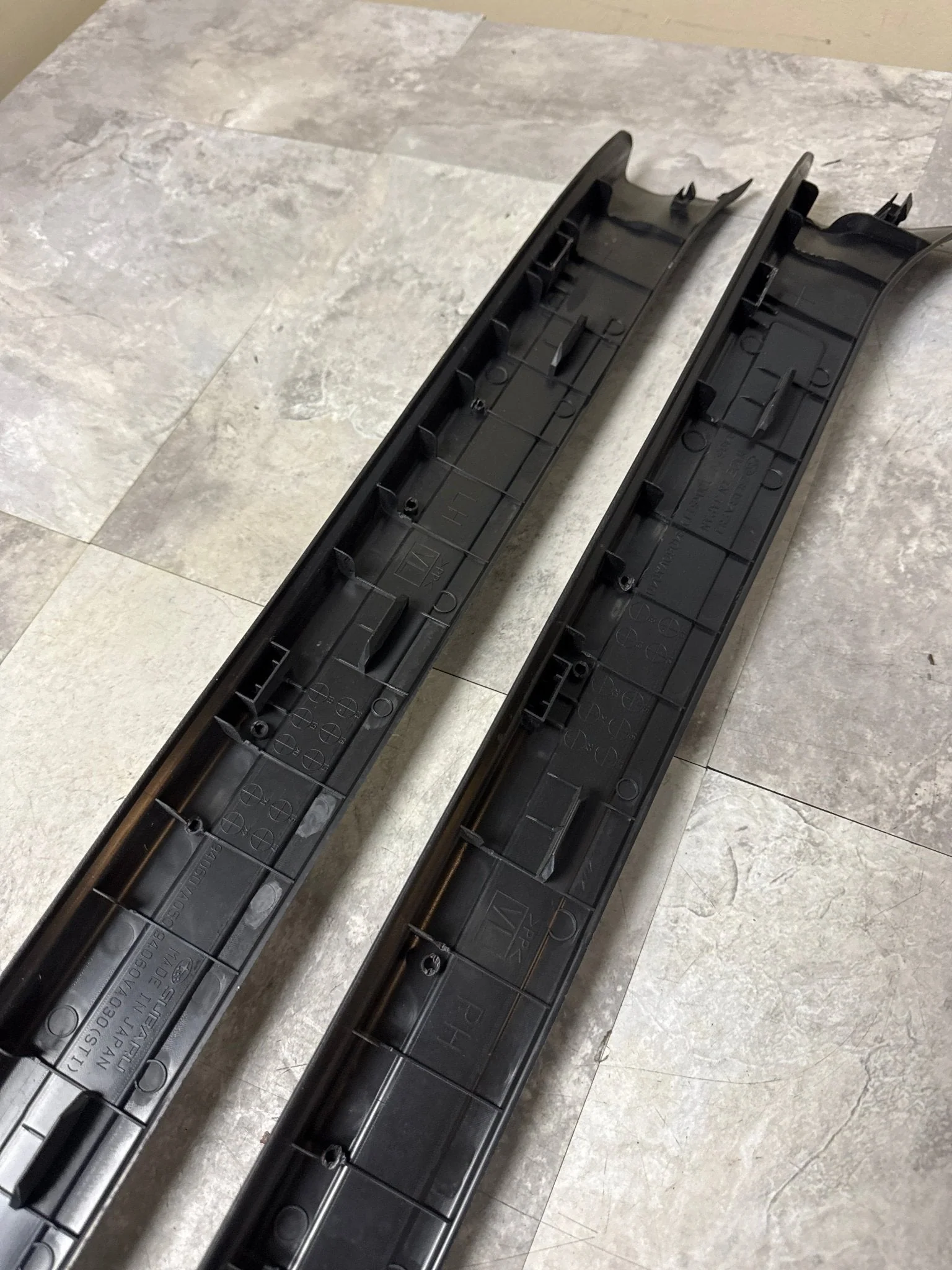 2015-2021 Subaru WRX STi Front OEM Door Sill Trim Set (2) J3 - Image 7