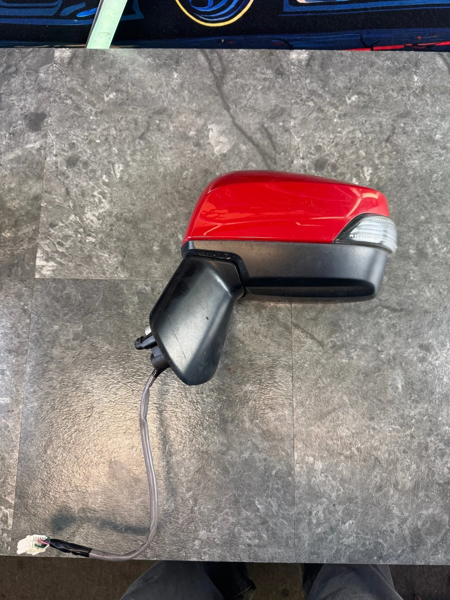 2015-2021 Subaru WRX STi LH OEM Driver Side Mirror Turn Signal Light Lightning Red (C7P) M2