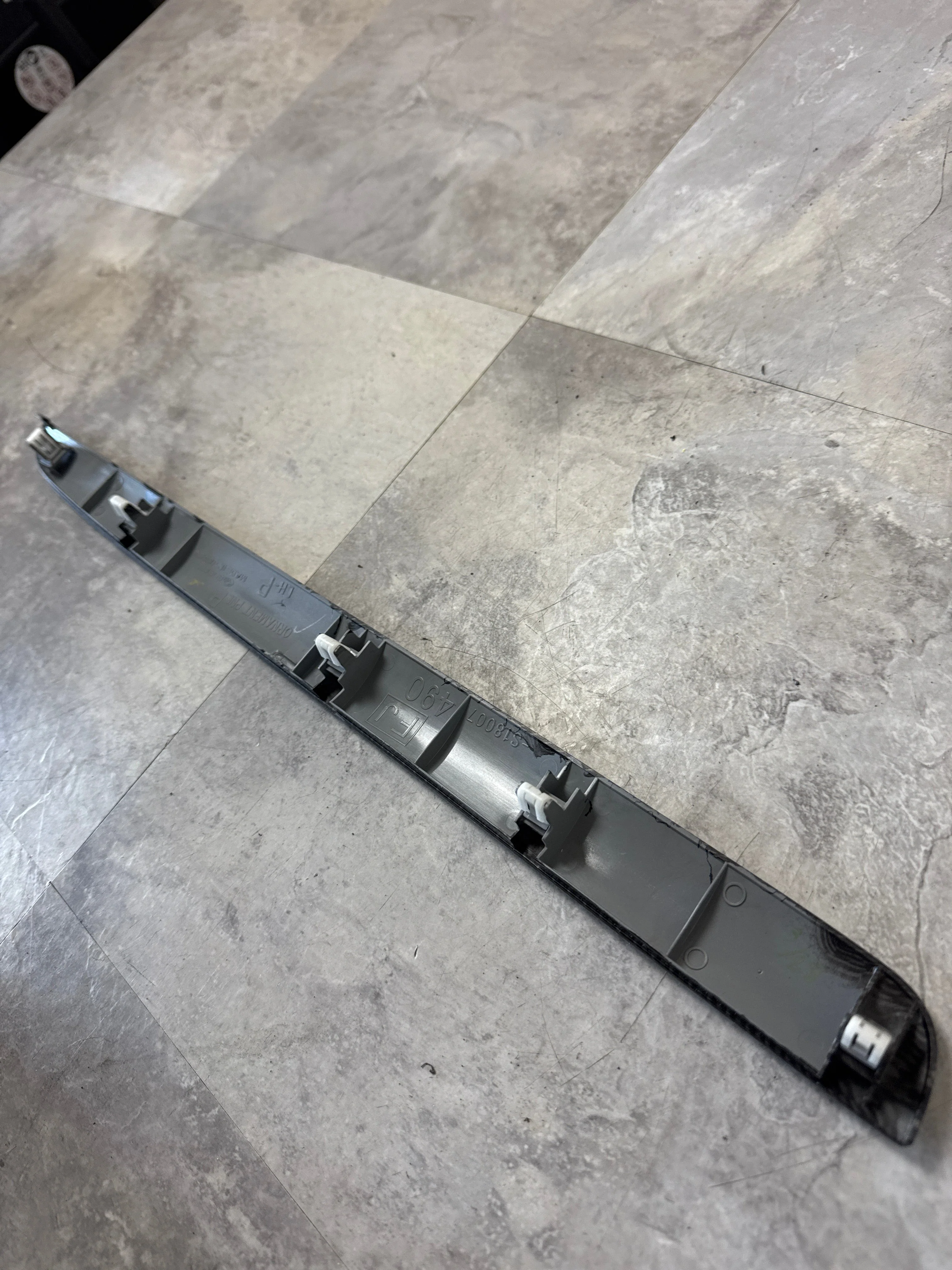 2015-2021 Subaru WRX STi OEM Carbon Fiber Passenger Side Dashboard Ornament Panel Bezel J3 - Image 4