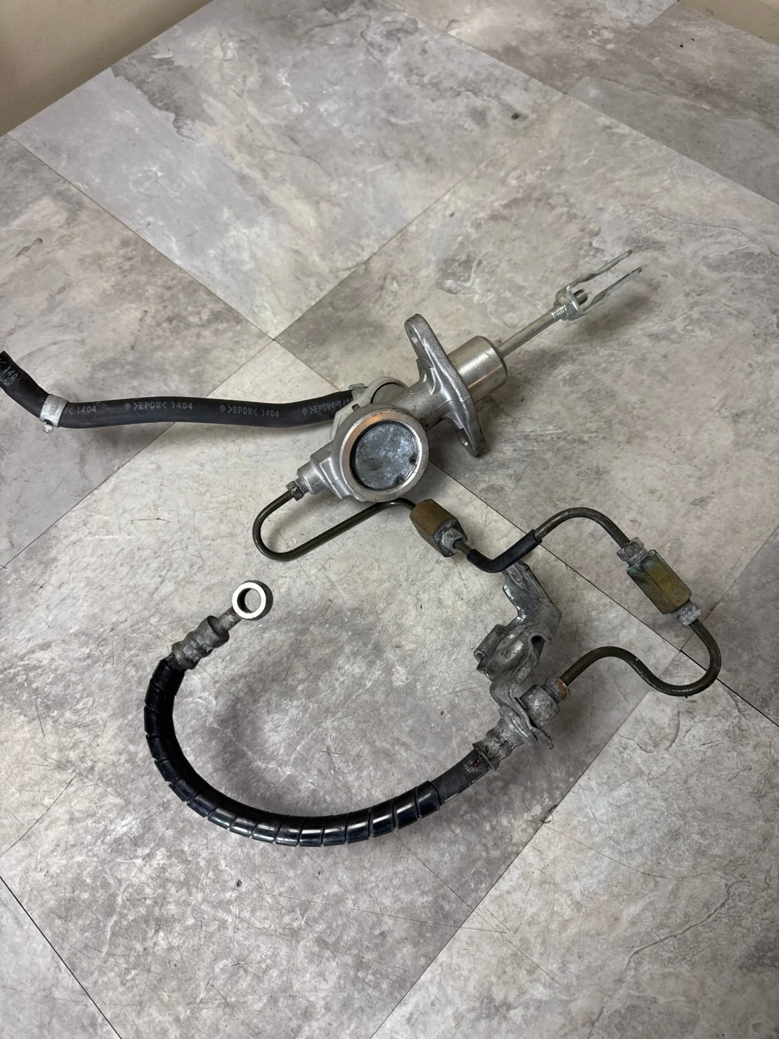 2015-2021 Subaru WRX STi OEM Clutch Master Cylinder w/ Hardline R2 - Image 4