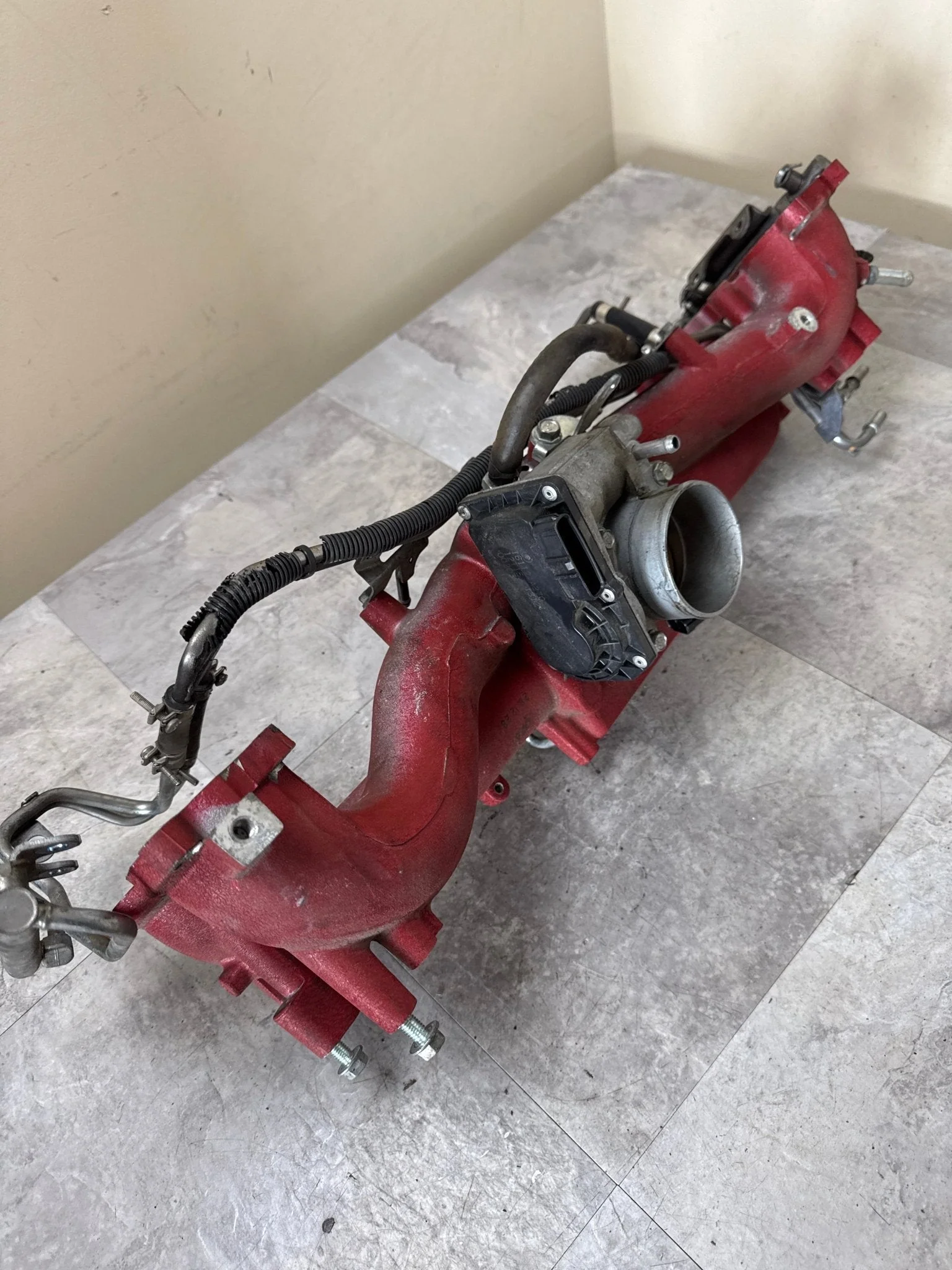 2015-2021 Subaru WRX STi Engine OEM Motor Intake Manifold Assembly Lines / Throttle Body J1 - Image 4