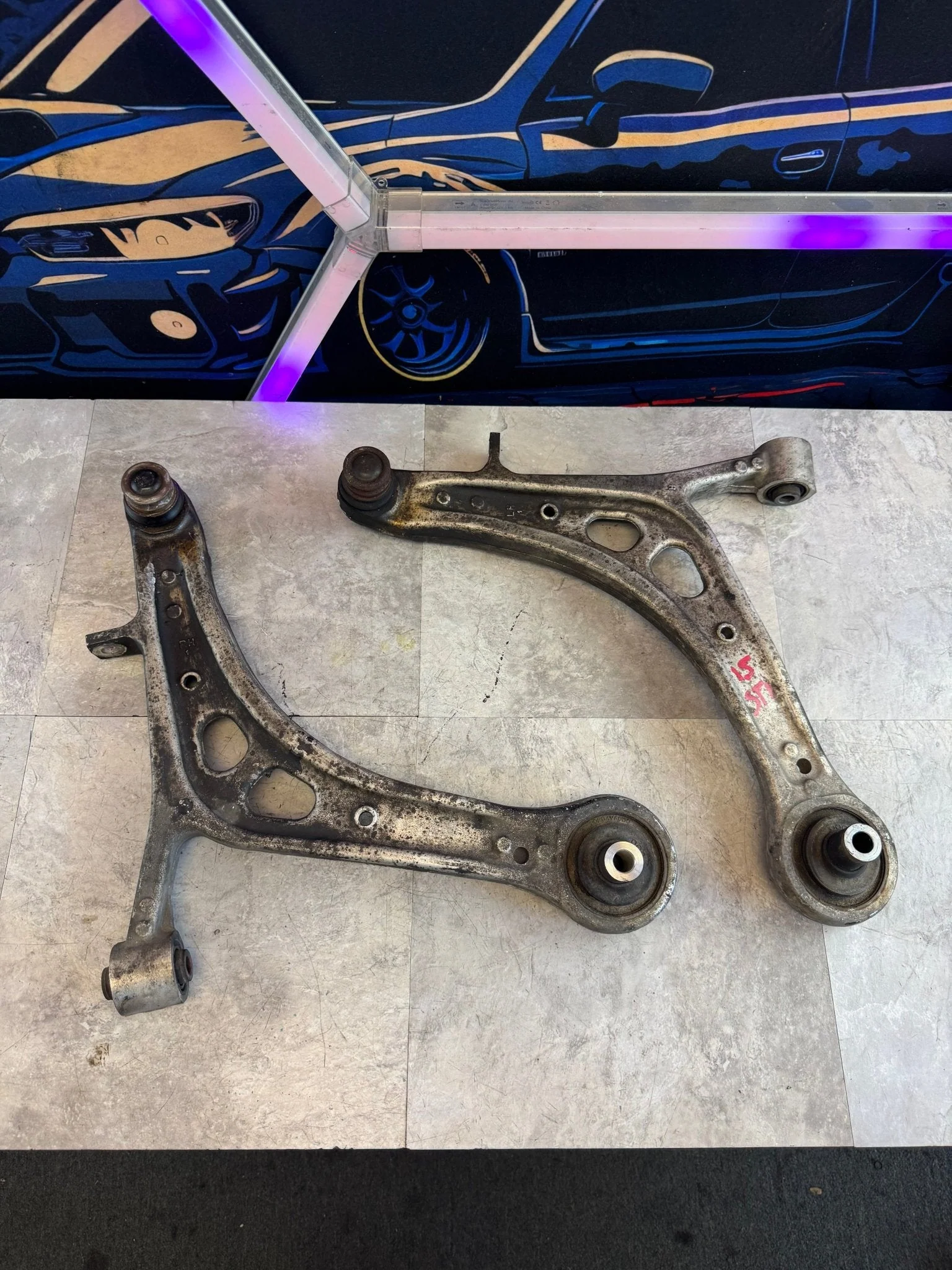 2015-2021 Subaru WRX STi OEM & Front Lower Aluminum Control Arms LCA Set I4