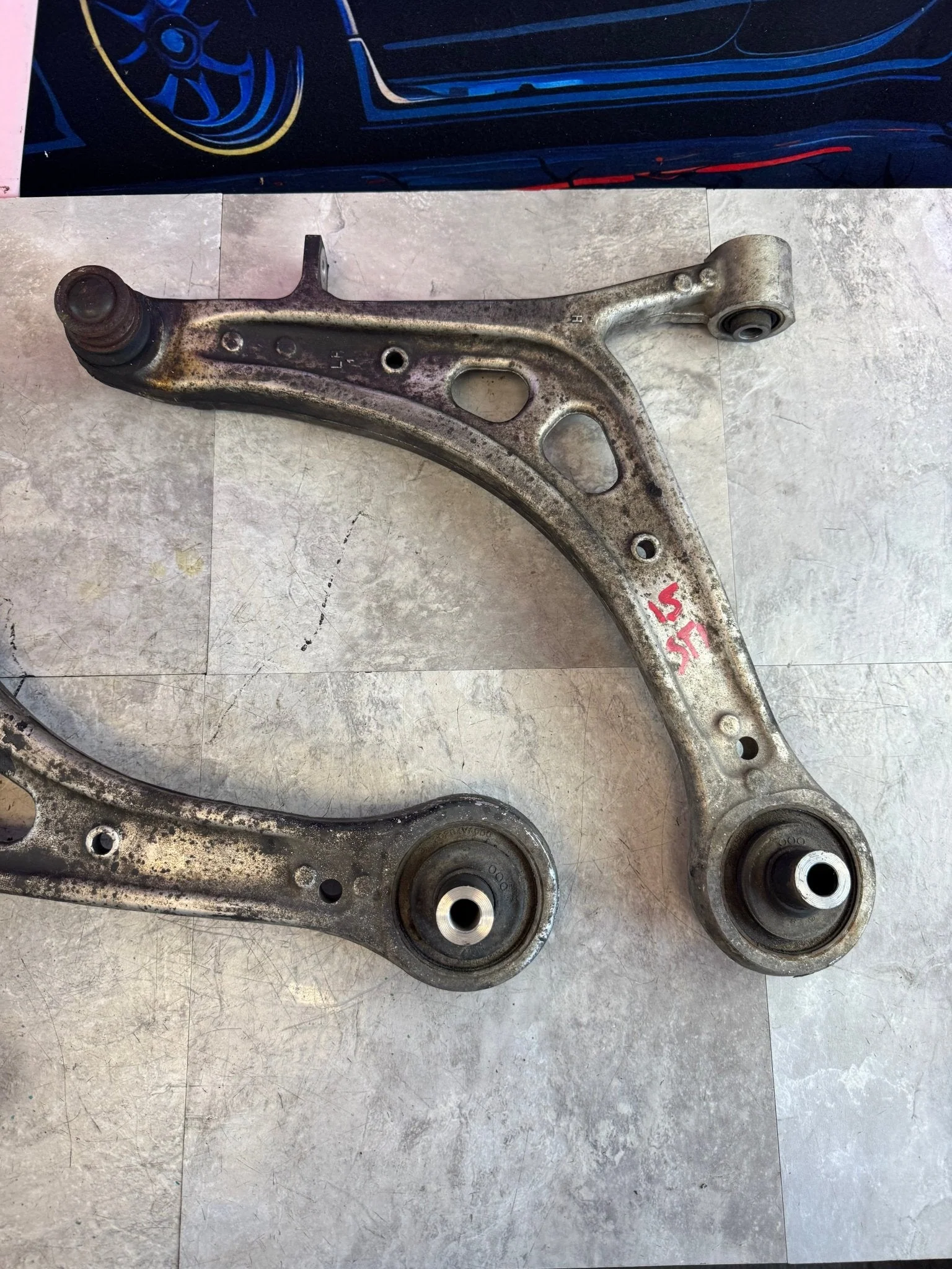 2015-2021 Subaru WRX STi OEM & Front Lower Aluminum Control Arms LCA Set I4 - Image 3