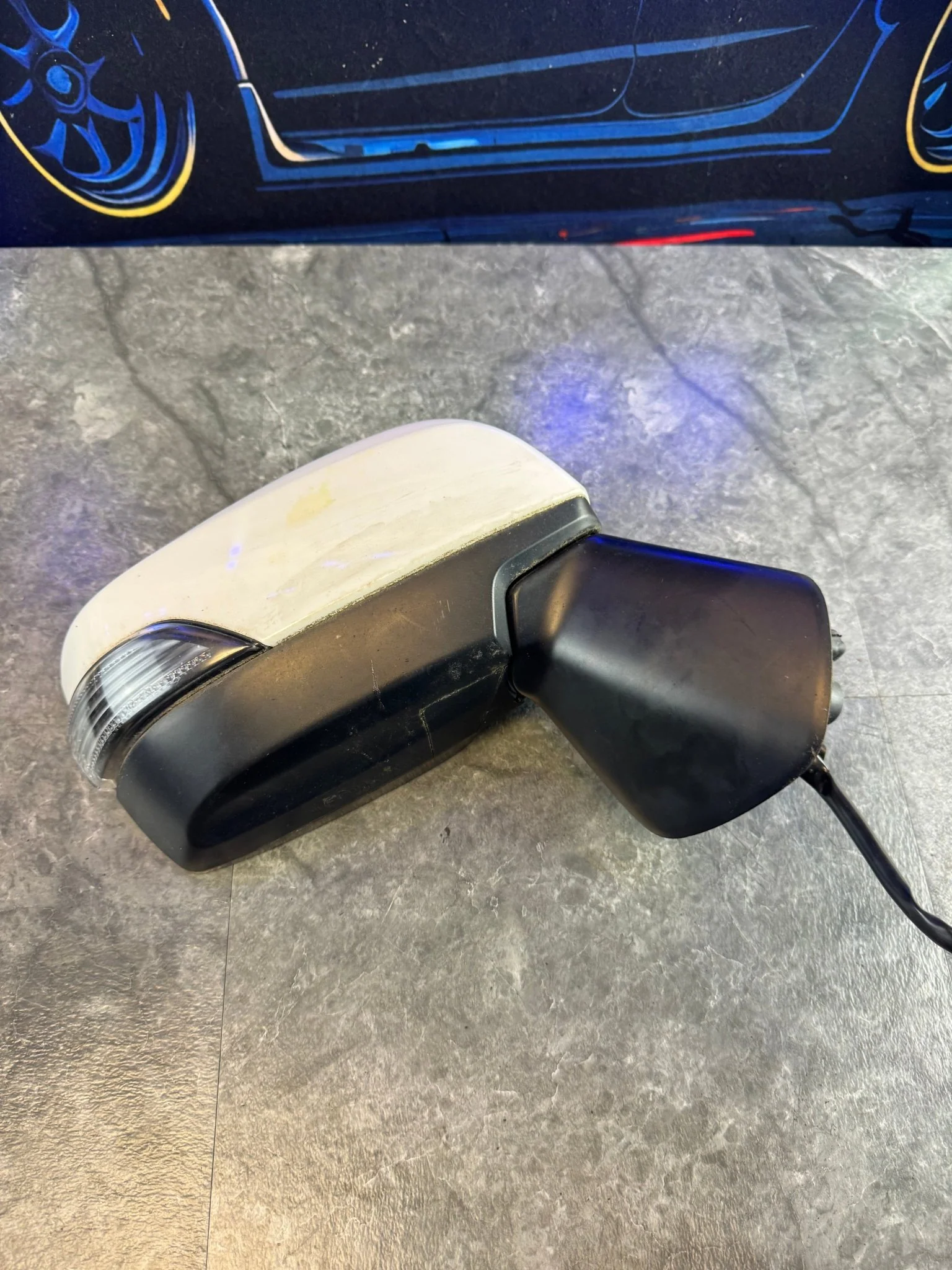 2015-2021 Subaru WRX STi OEM RH Passenger Side Mirror Turn Signal Light Crystal White Pearl (K1X) M2 - Image 3
