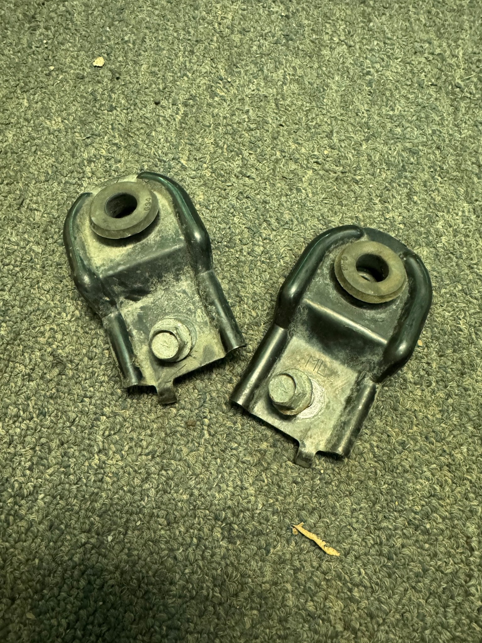 2015-2021 Subaru WRX STi Rad OEM Radiator Stay Tab Mounting Brackets Pair LH RH K2-c - Image 2