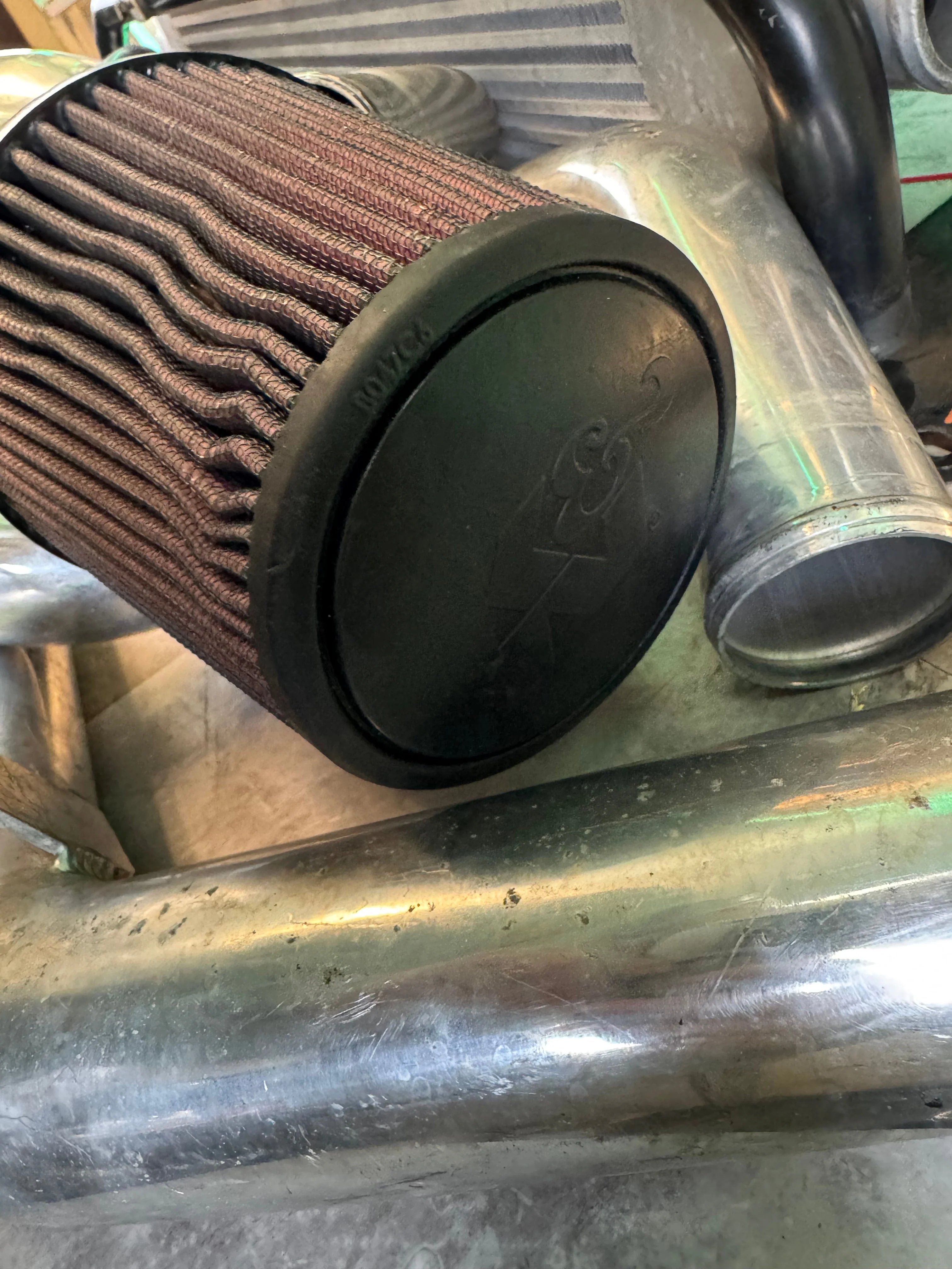 2015-2021 WRX STi Mishimoto Front Mount Intercooler Kit With Speed Density Bung With Air Intake 2.5Core / O4 - Image 3