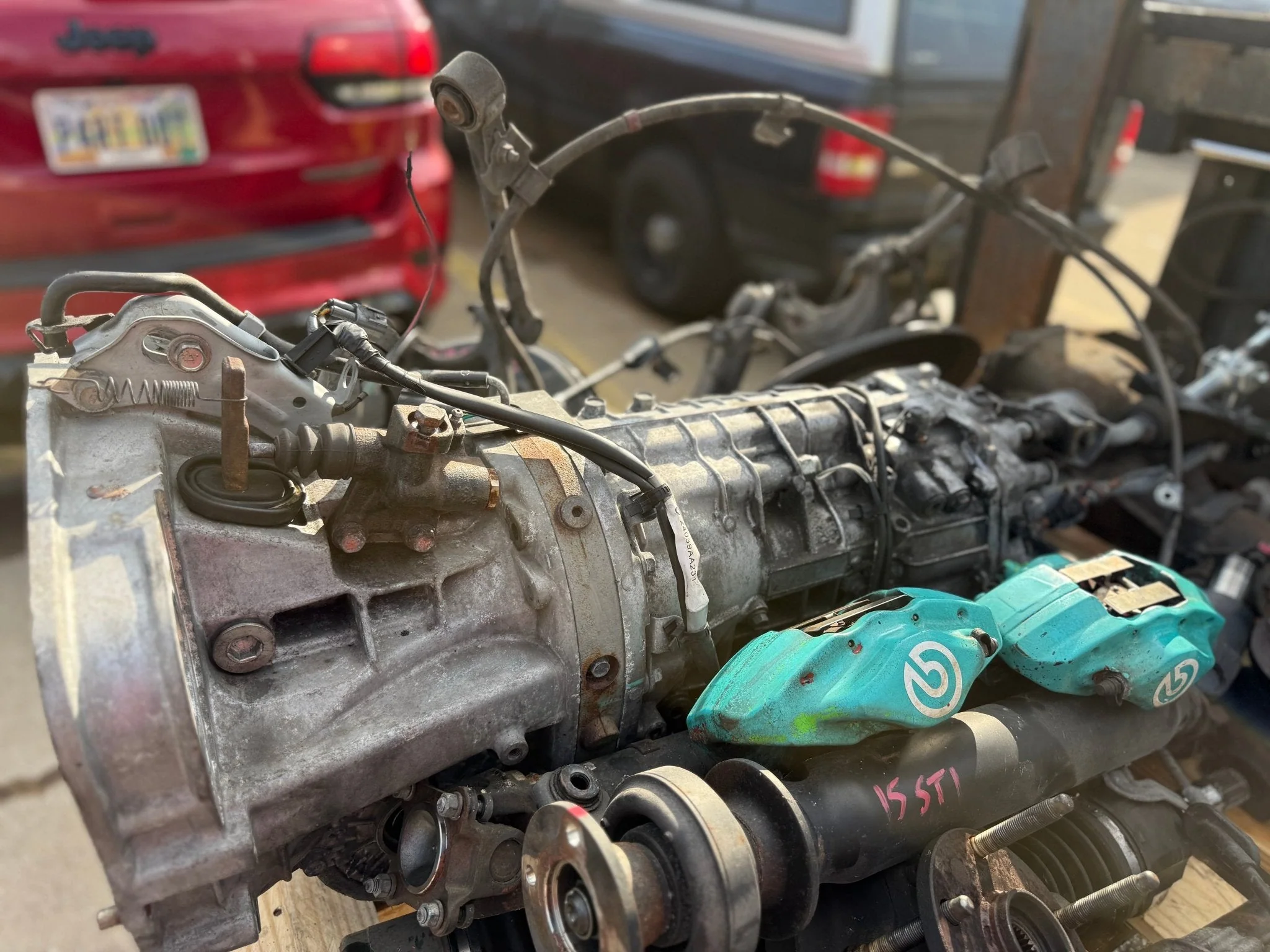 2015 USDM Subaru STi 6 Speed Manual Transmission Swap 08-14 WRX w/ Rear Brembos - Image 2