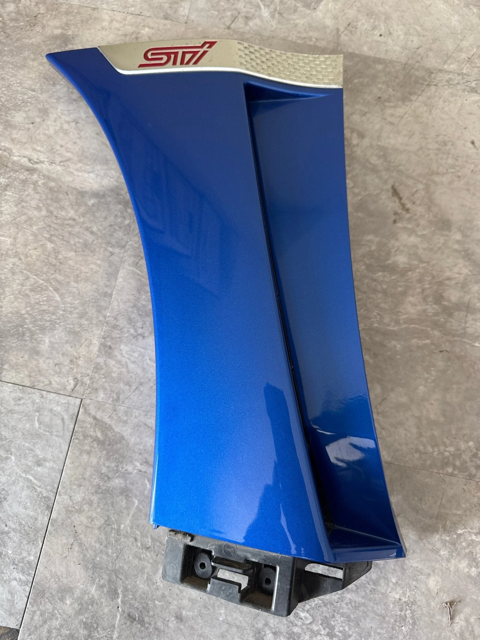 2019-2021 Subaru WRX STi Left OEM LH Fender Molding (K7X Blue) WRB J3