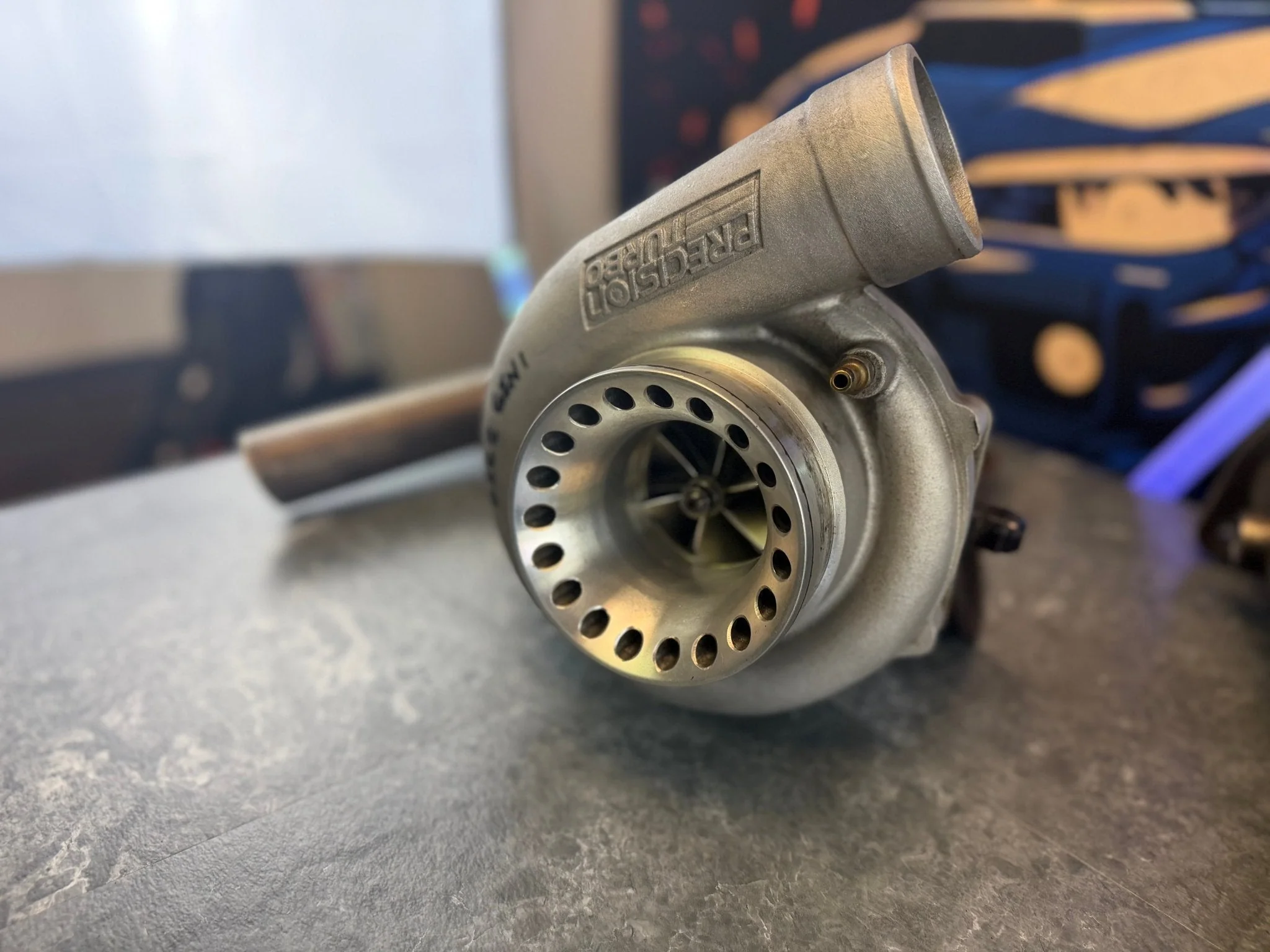 700hp Subaru STi Rotated Turbo Kit AMS PTE 6262 Billet Ball Bearing TiAL EWG 44mm - Image 15