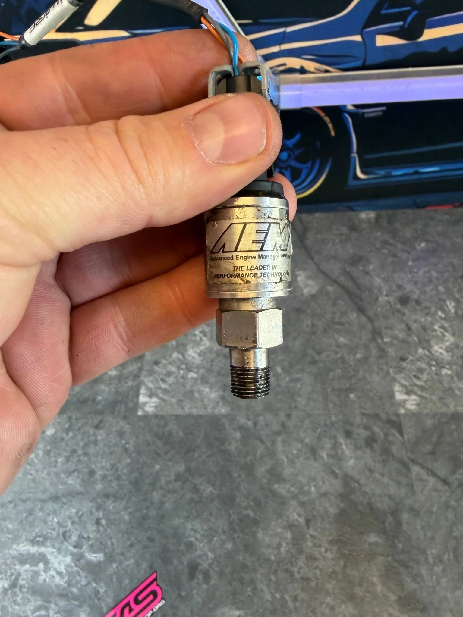 AEM 5 BAR MAP 72 Psi Sensor w/ I Wire PnP Wiring Adapter Subaru STi Turbo WRX - Image 2