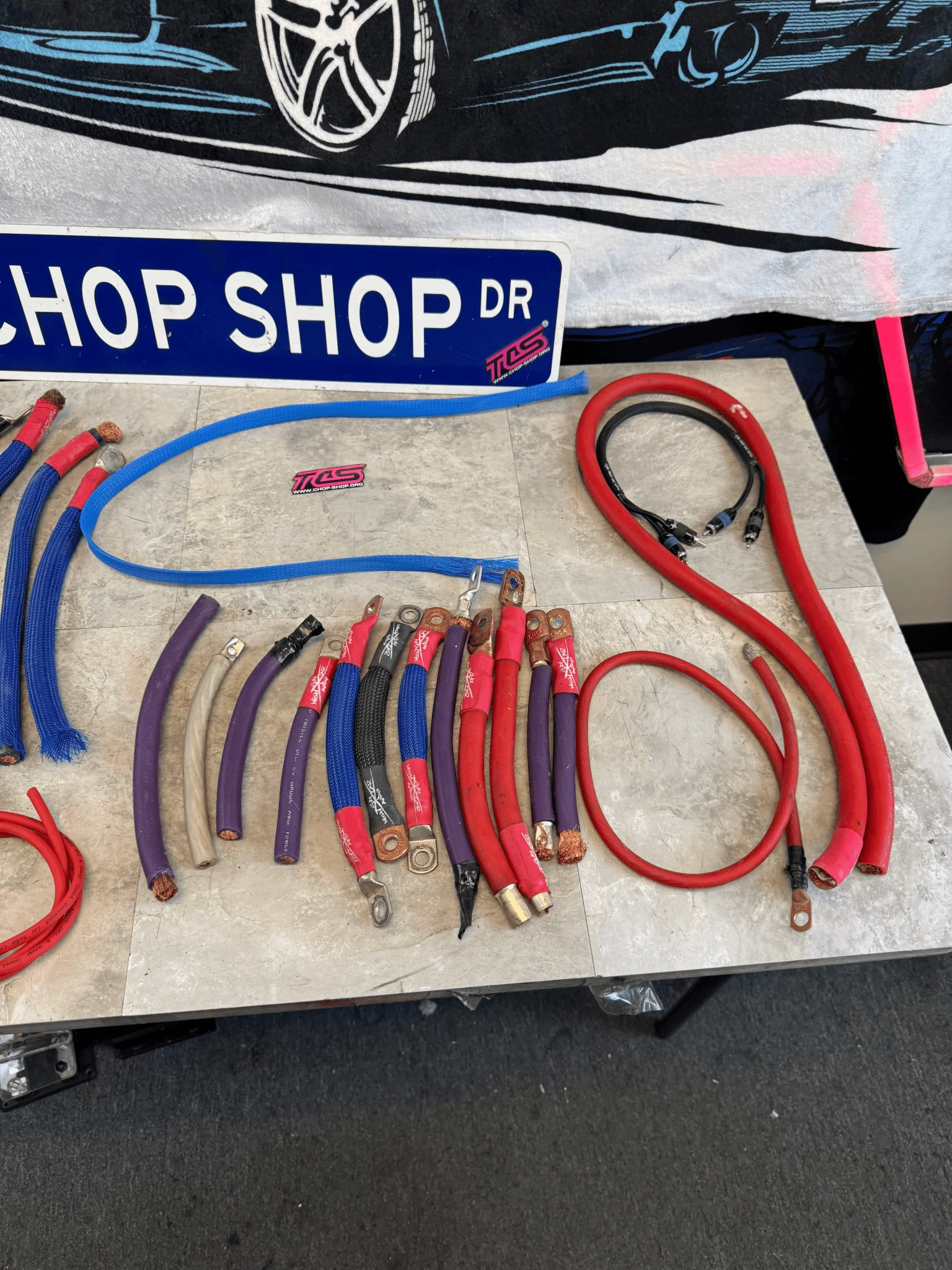 Assorted Miscellaneous 1/0 Gauge Wire Car Audio Wiring Bundle B5 - Image 3