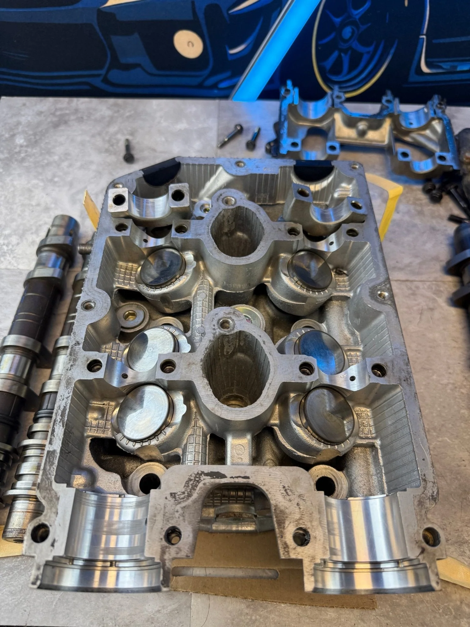2004-2006 Subaru STi WRX Legacy Forester B25 Cylinder Heads Single AVCS Ej255 - Image 12