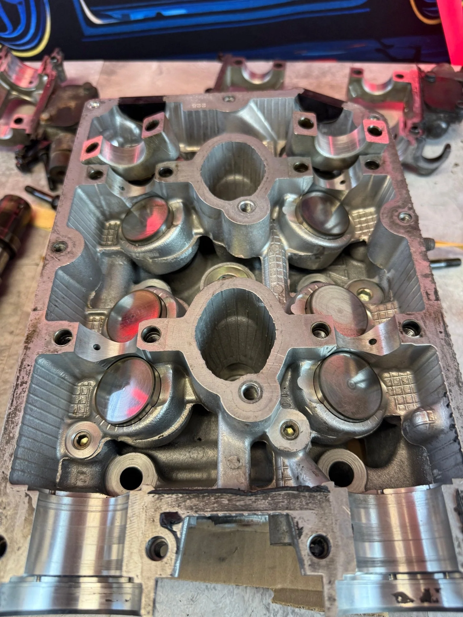 2004-2006 Subaru STi WRX Legacy Forester B25 Cylinder Heads Single AVCS Ej255 - Image 15