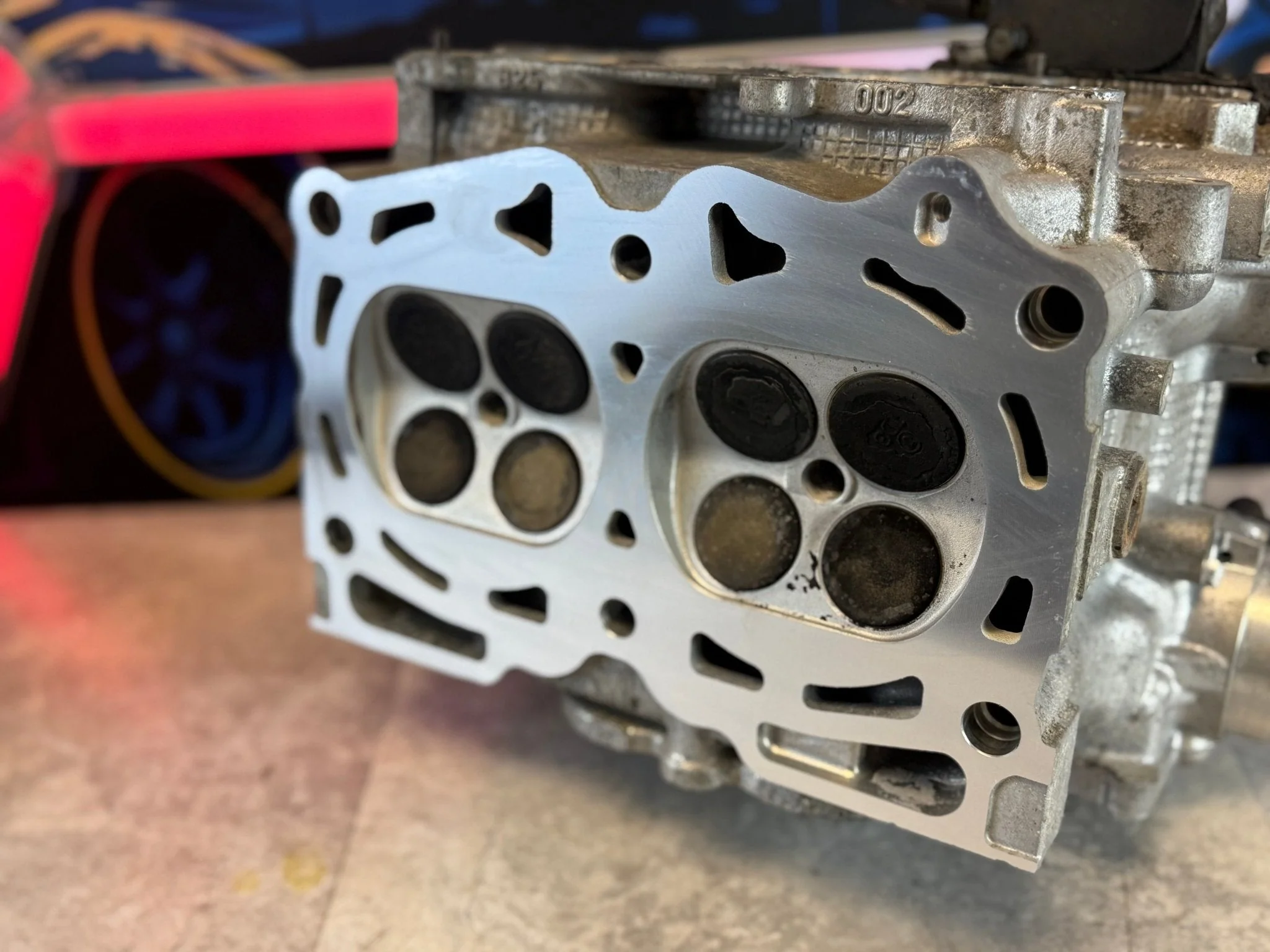 2004-2006 Subaru STi WRX Legacy Forester B25 Cylinder Heads Single AVCS Ej255 - Image 9