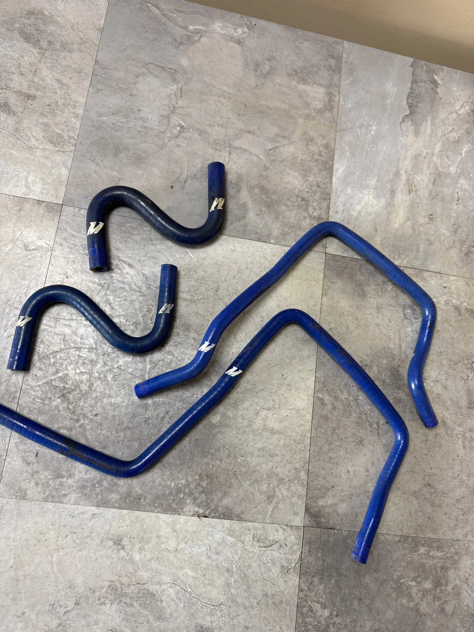 2001-2005 Subaru Impreza WRX Blue Mishimoto Incomplete Silicone Ancillary Hose Kit (4/7) G3
