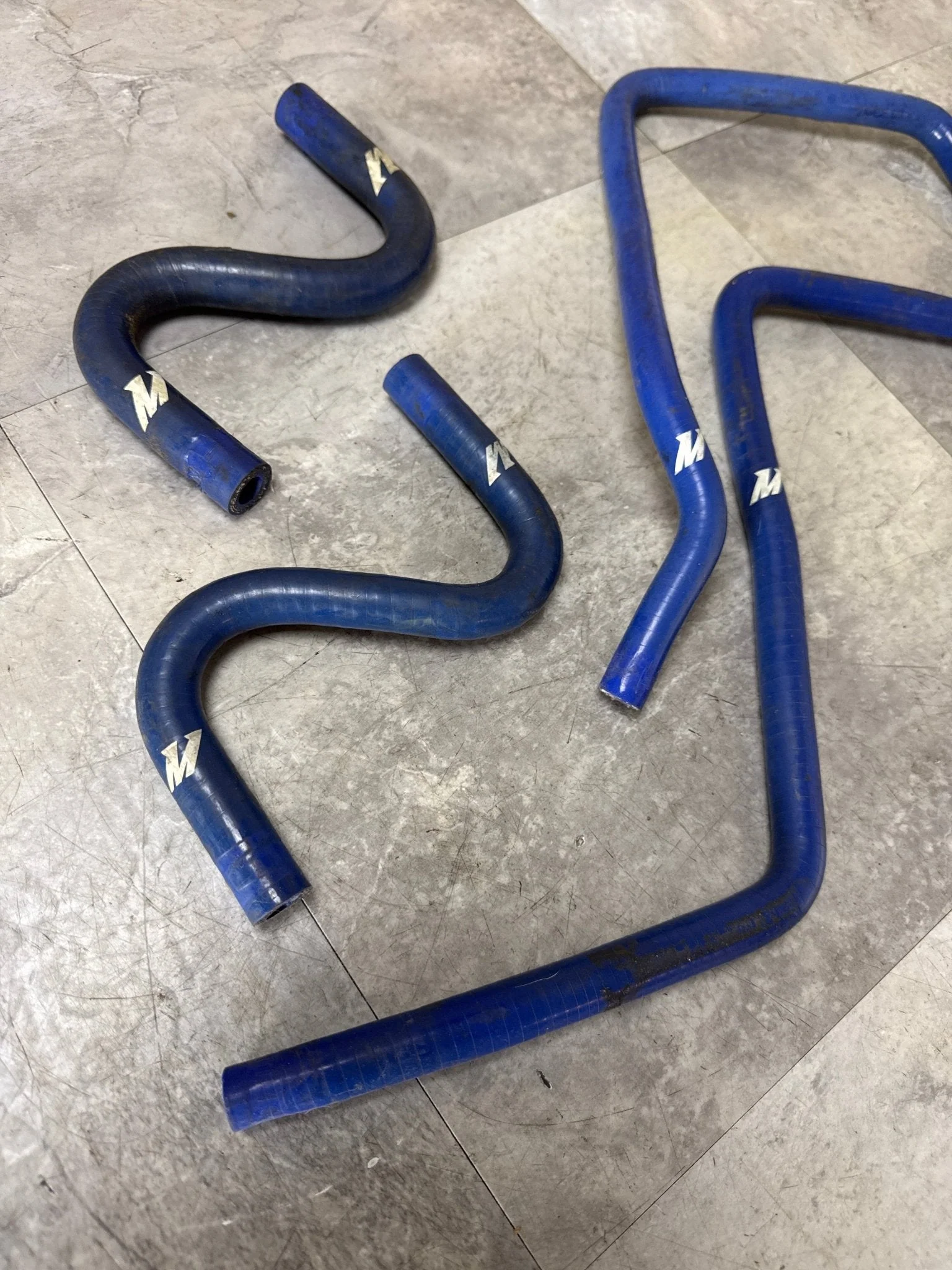 2001-2005 Subaru Impreza WRX Blue Mishimoto Incomplete Silicone Ancillary Hose Kit (4/7) G3 - Image 2