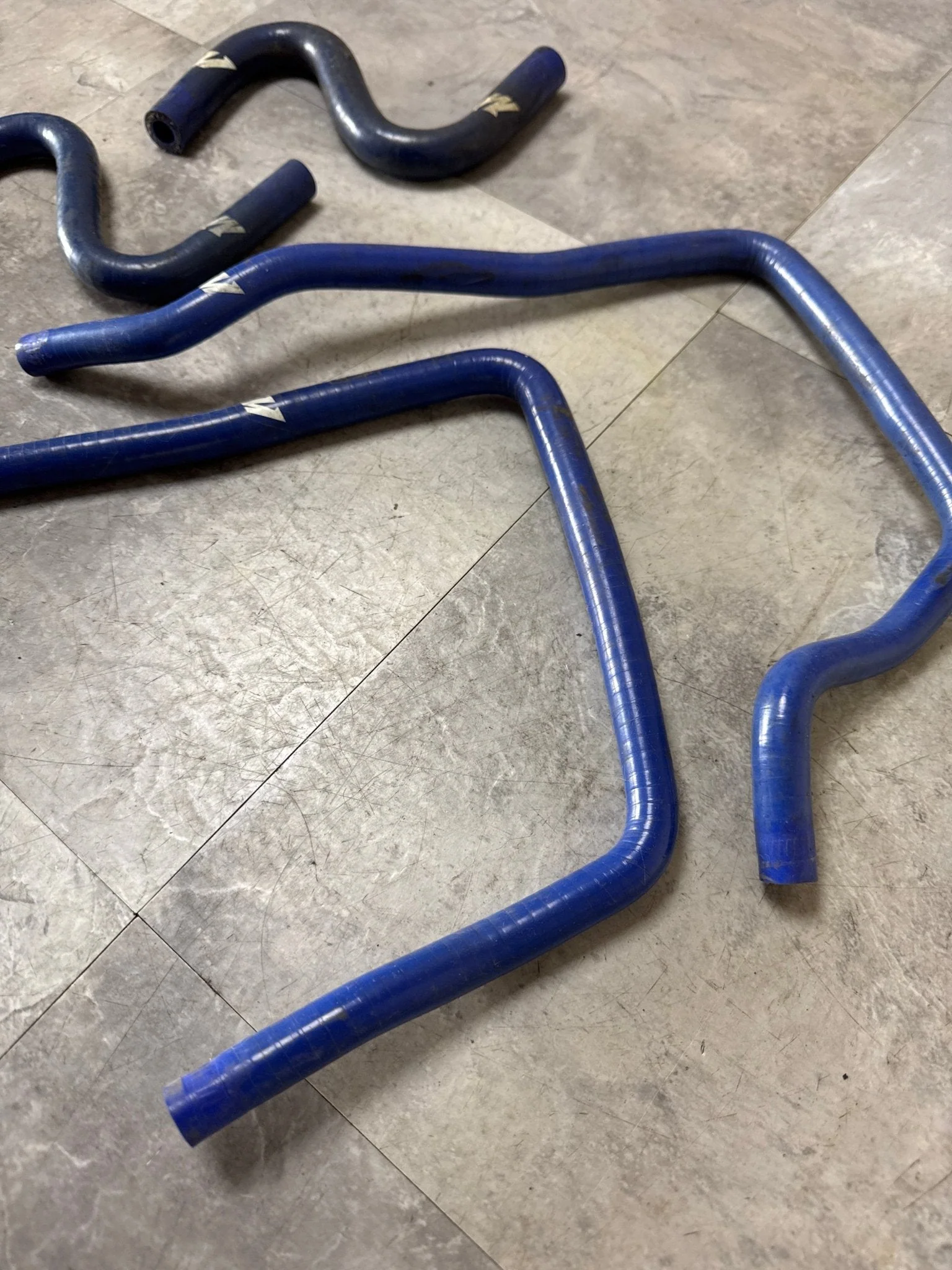 2001-2005 Subaru Impreza WRX Blue Mishimoto Incomplete Silicone Ancillary Hose Kit (4/7) G3 - Image 3