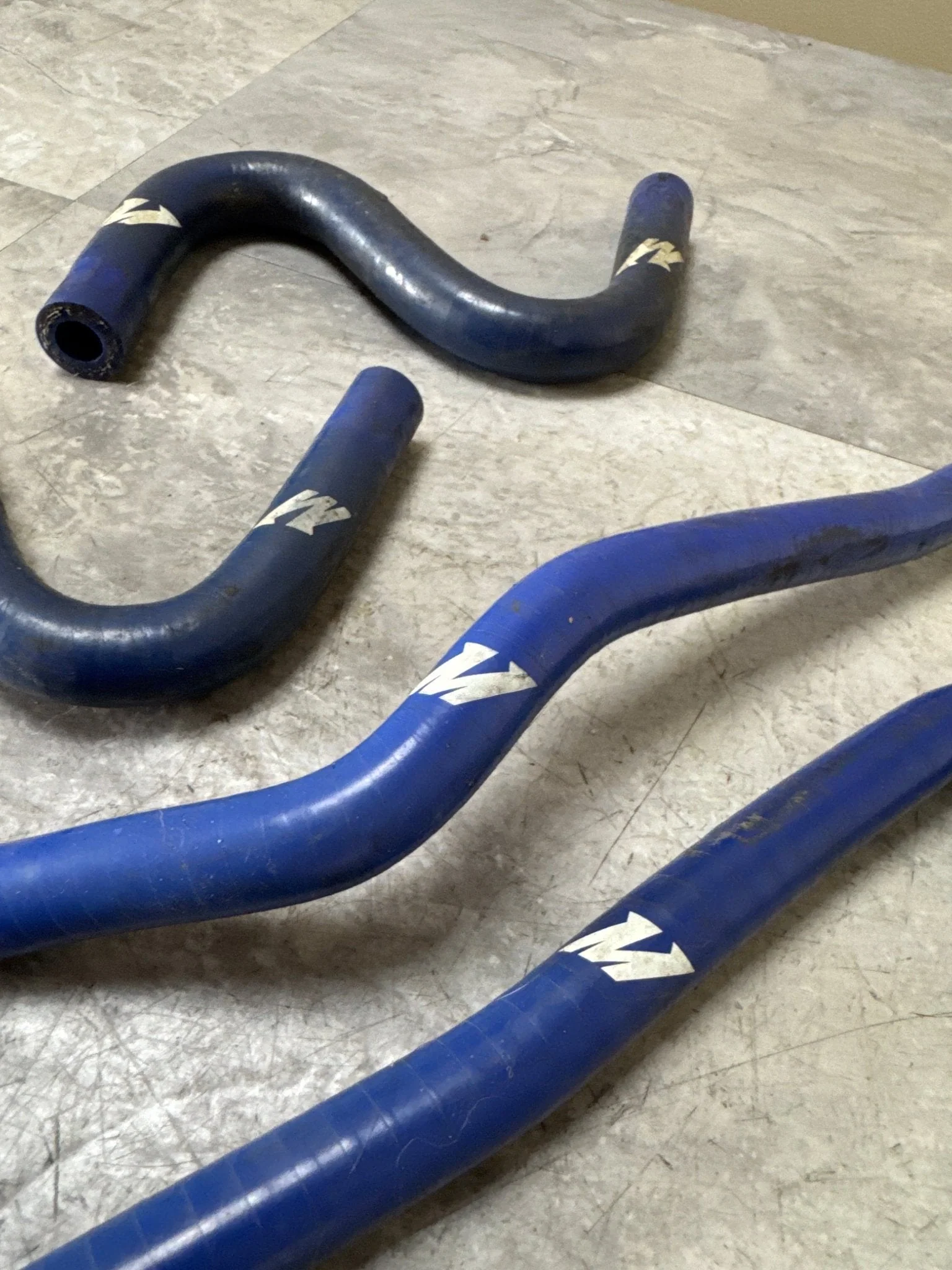 2001-2005 Subaru Impreza WRX Blue Mishimoto Incomplete Silicone Ancillary Hose Kit (4/7) G3 - Image 4