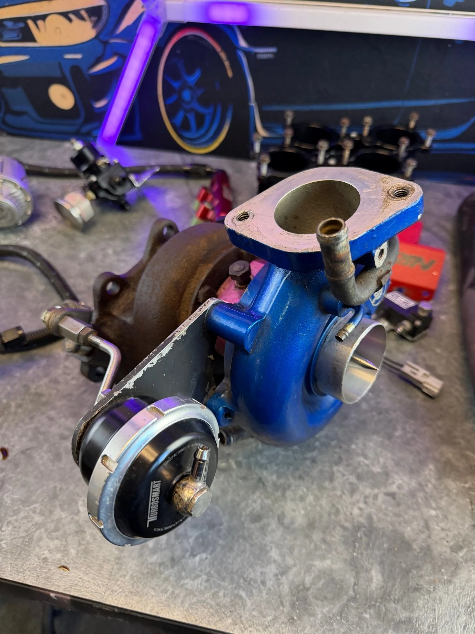 Comp Triplex Triple Ball Bearing Subaru WRX/STi Turbo Billet Turbosmart 75 IWG - Image 2