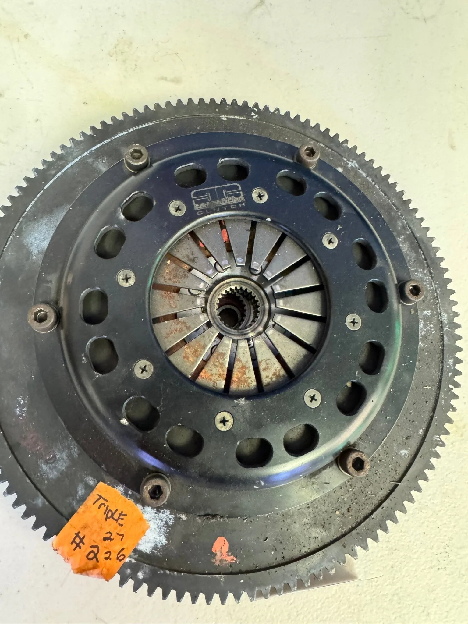 2004-2021 Subaru STi Competition Triple Disc Clutch Kit Competition Flywheel Six Speed - Image 2