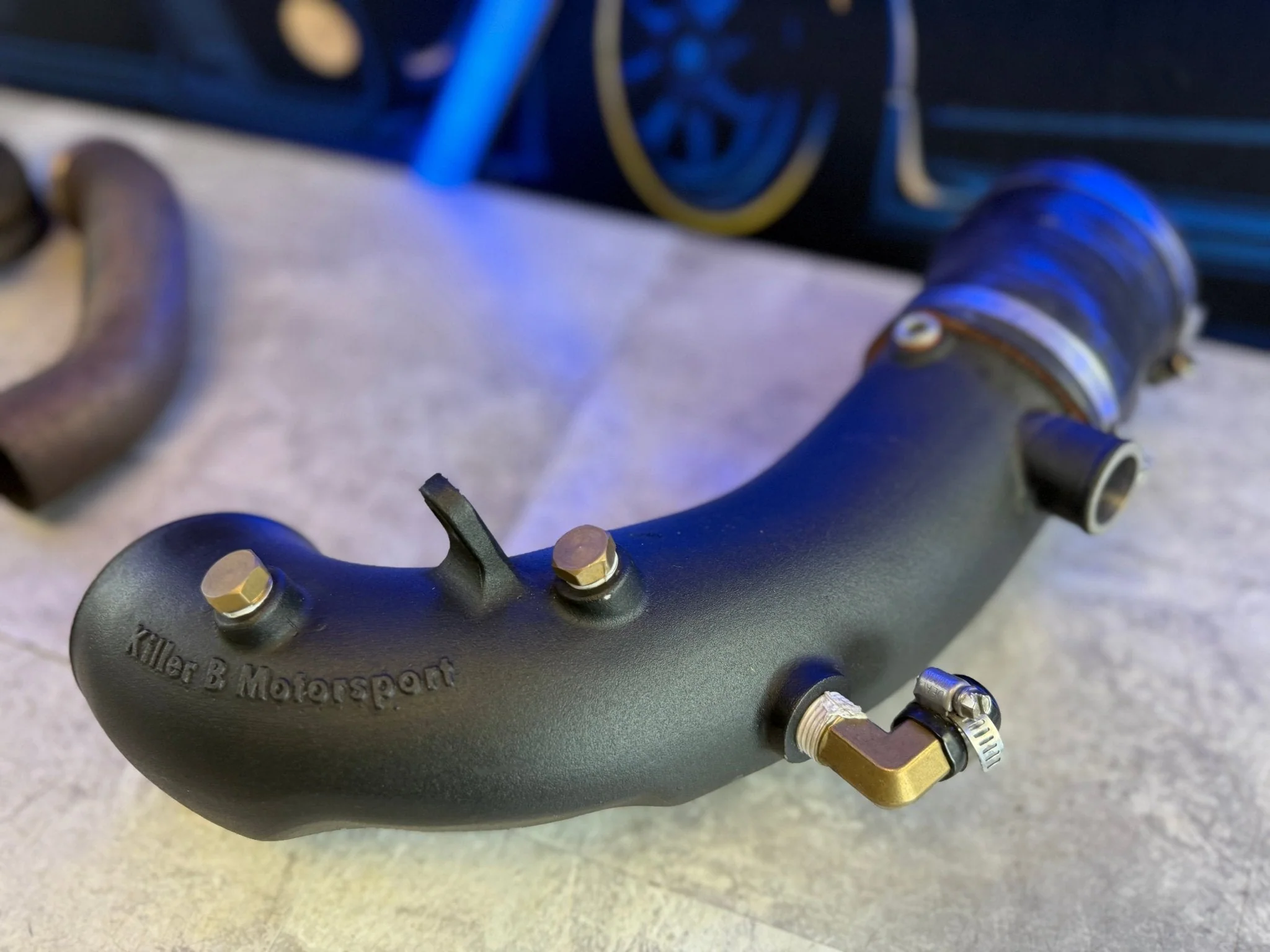 2002-2007 Subaru WRX 2004-2021 Subaru STi Killer B Cast Aluminum Turbo Inlet Kit N3 - Image 4