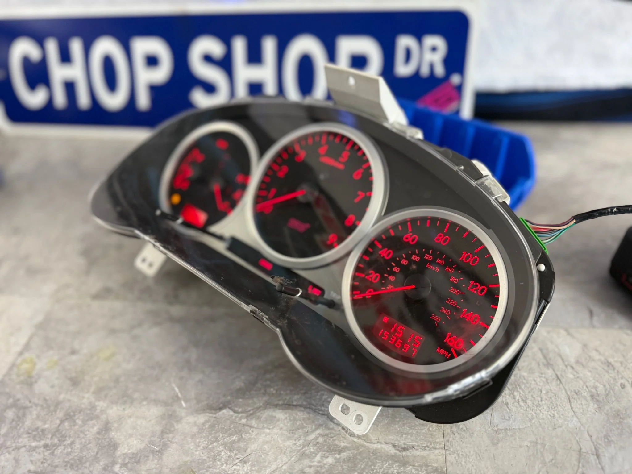 OEM STi gauge cluster 2004 Subaru w/ dccd & opening ceromony & shift Indicator ( wrx swap ) - Image 7