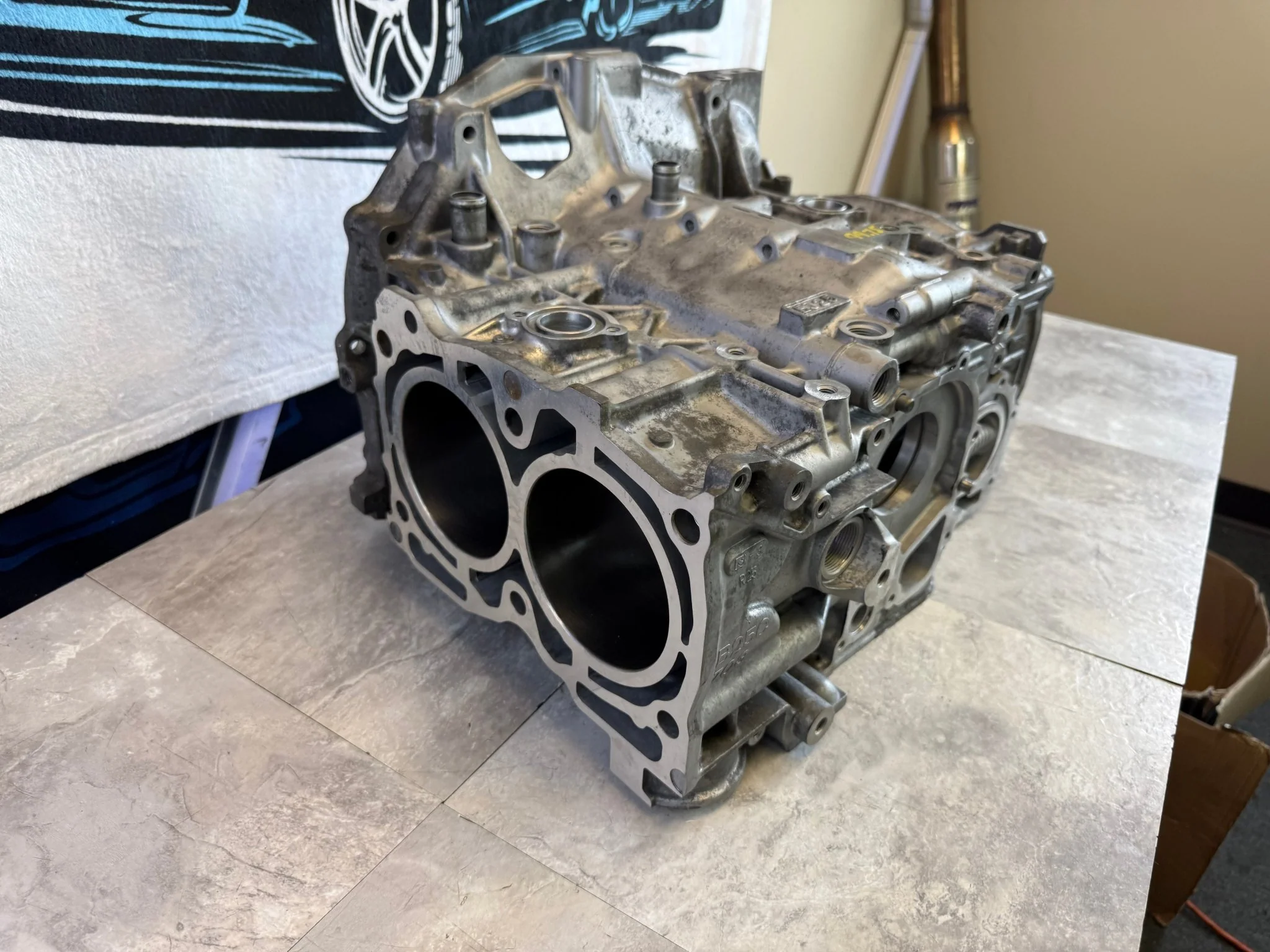 EJ257 engine short block case halves 99.75 mm bored machined honed decked Subaru STi & wrx - Image 10