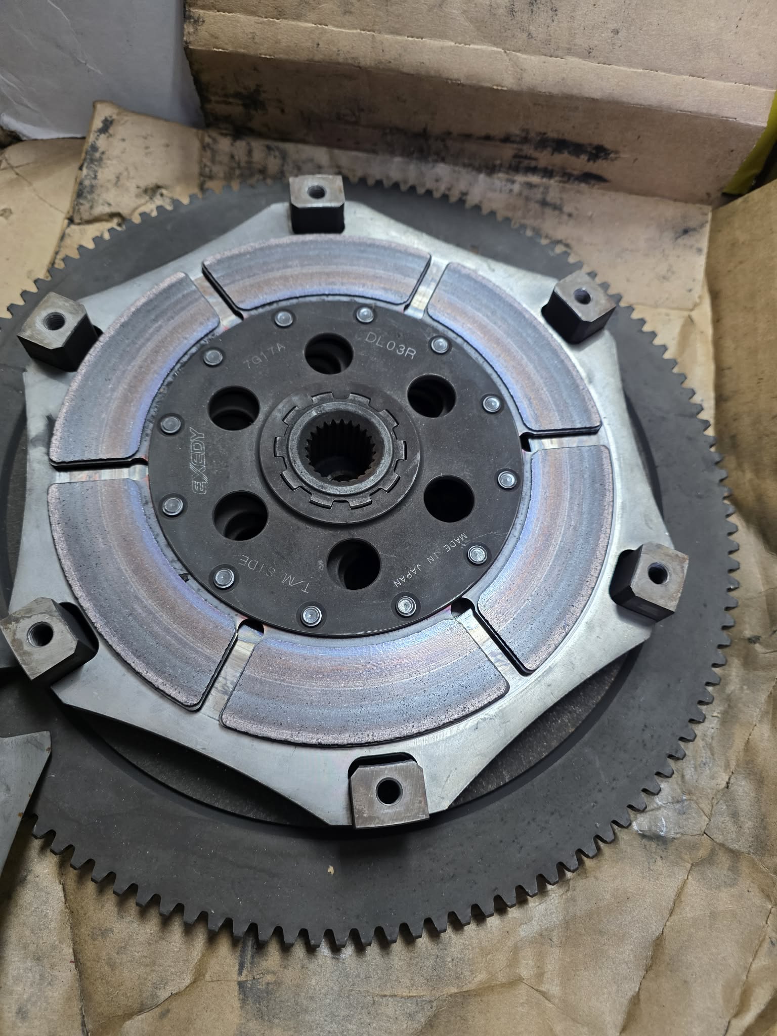 EXEDY triple disc metallic hyper clutch kit Subaru STi 04-21 6 speed ( and 6 spd swapped wrx ) - Image 2