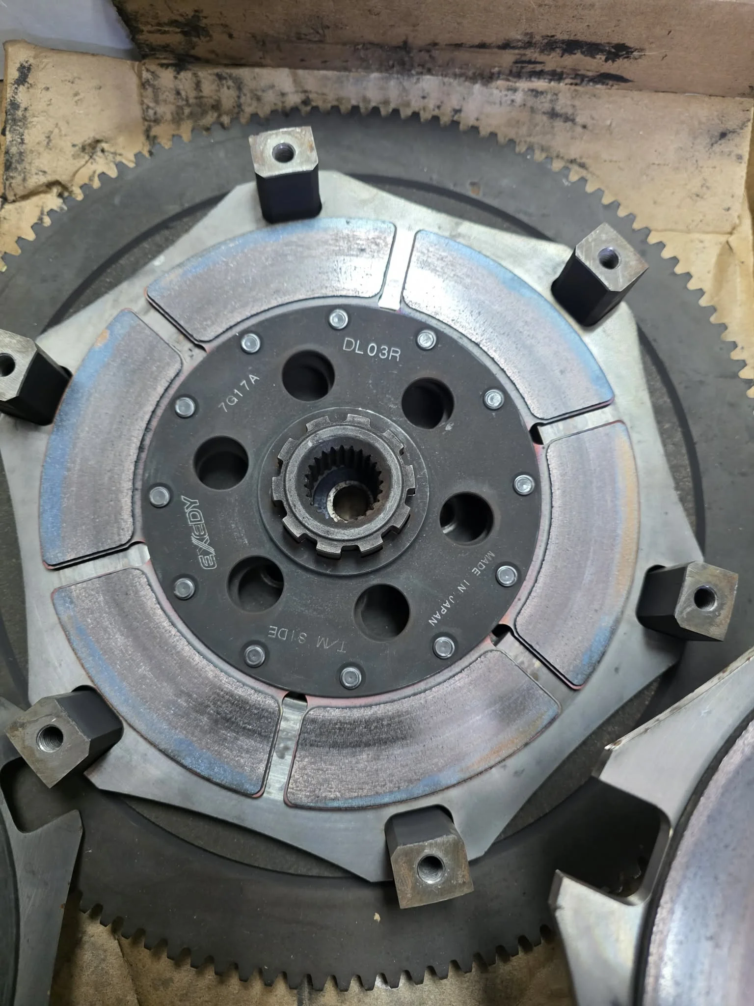 EXEDY triple disc metallic hyper clutch kit Subaru STi 04-21 6 speed ( and 6 spd swapped wrx ) - Image 3