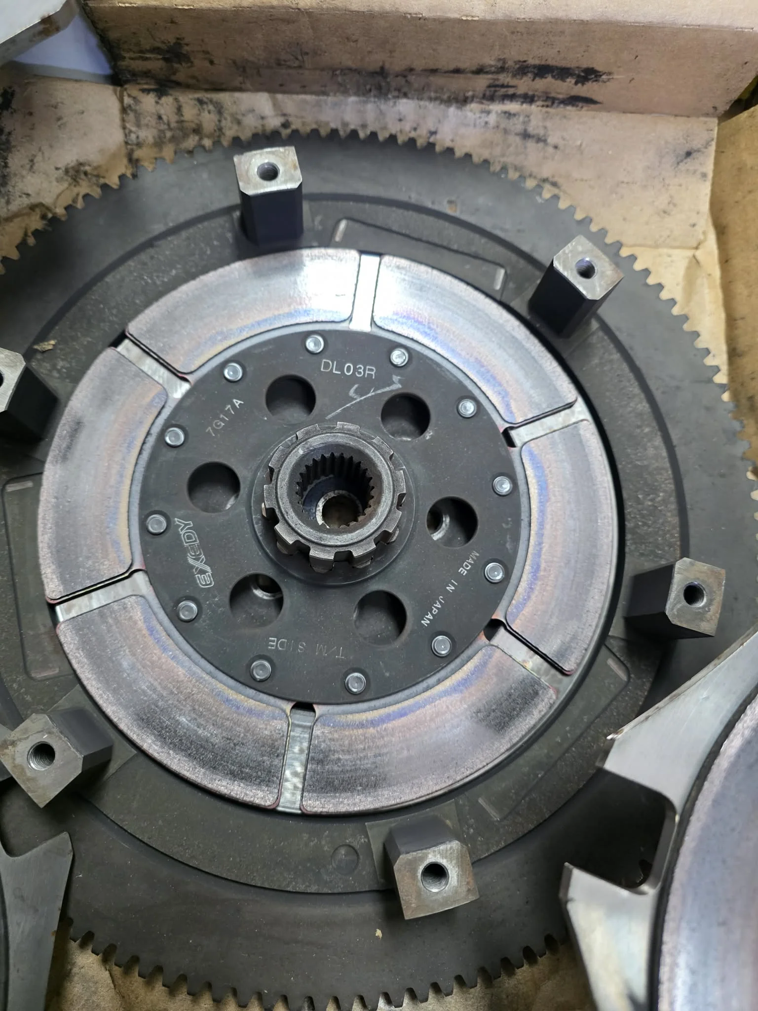 EXEDY triple disc metallic hyper clutch kit Subaru STi 04-21 6 speed ( and 6 spd swapped wrx ) - Image 4