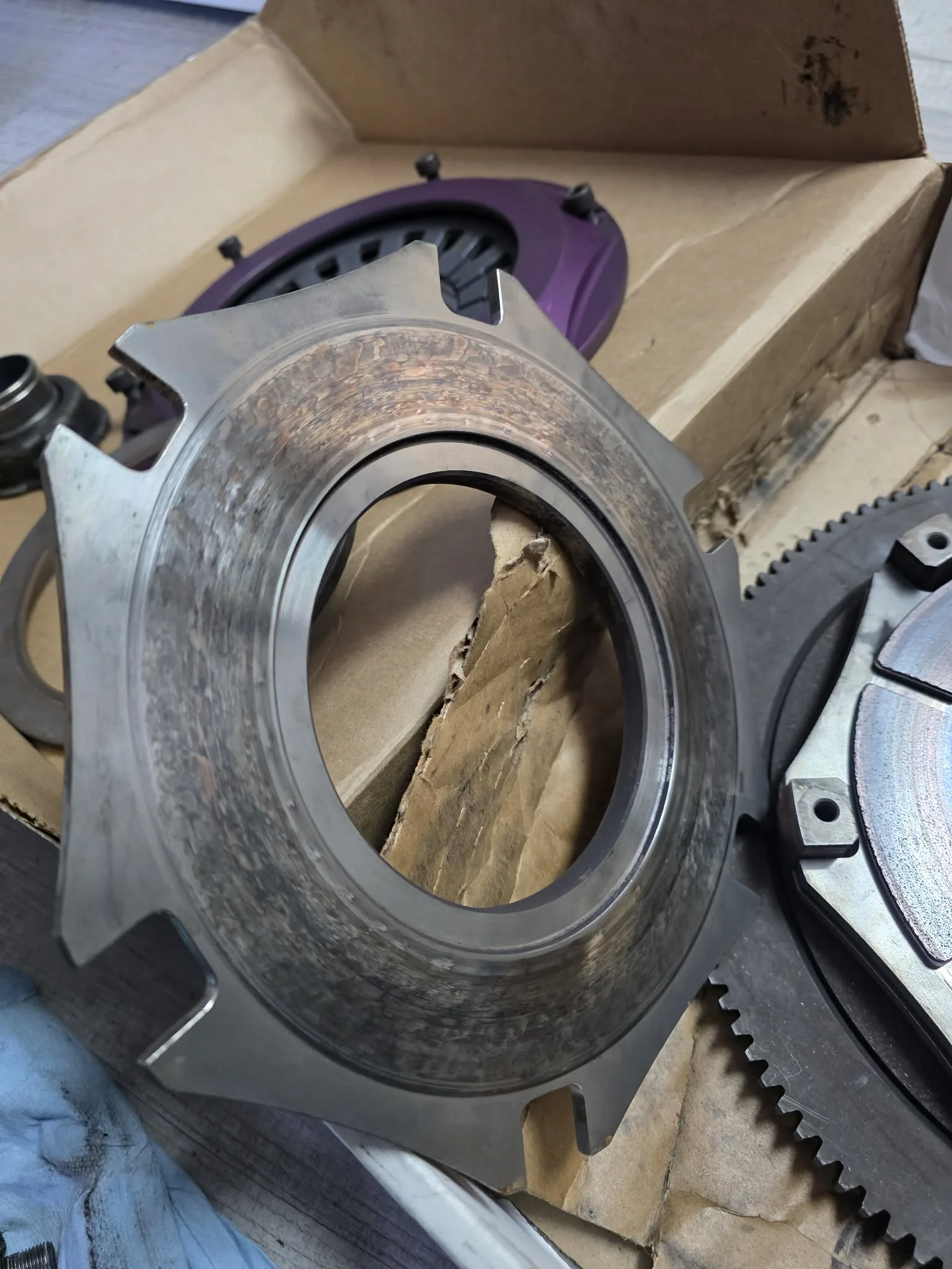 EXEDY triple disc metallic hyper clutch kit Subaru STi 04-21 6 speed ( and 6 spd swapped wrx ) - Image 5