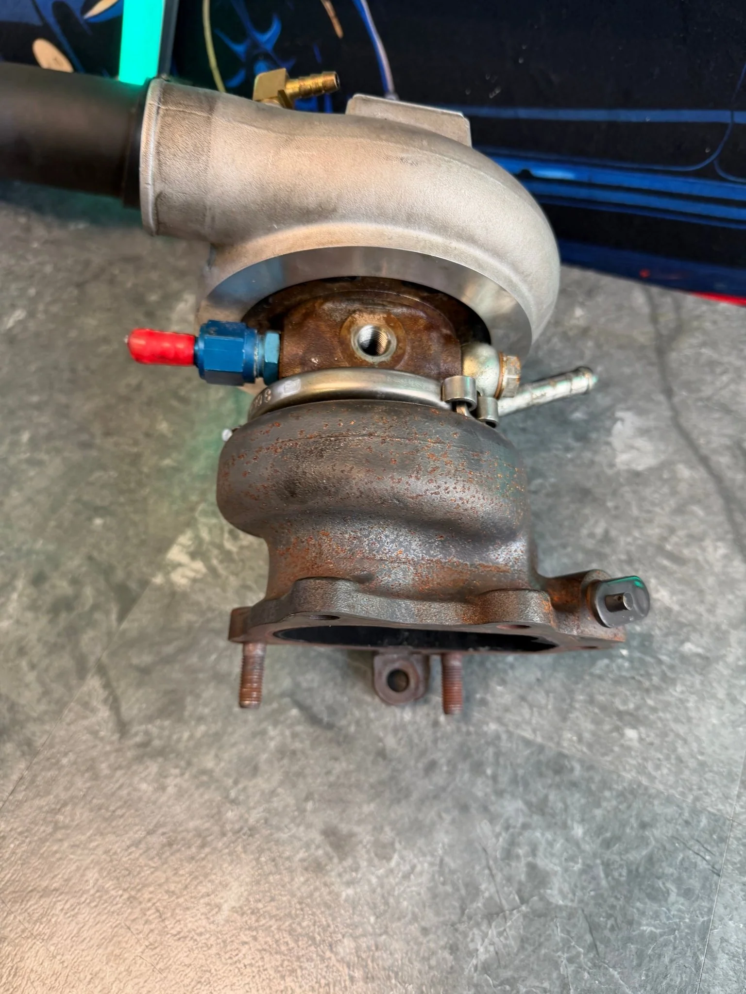 FP BLUE โ core โ turbo charger Subaru STi & wrx 84 mm FAP cover JOURNAL BEARING WELDED BILLET - Image 7