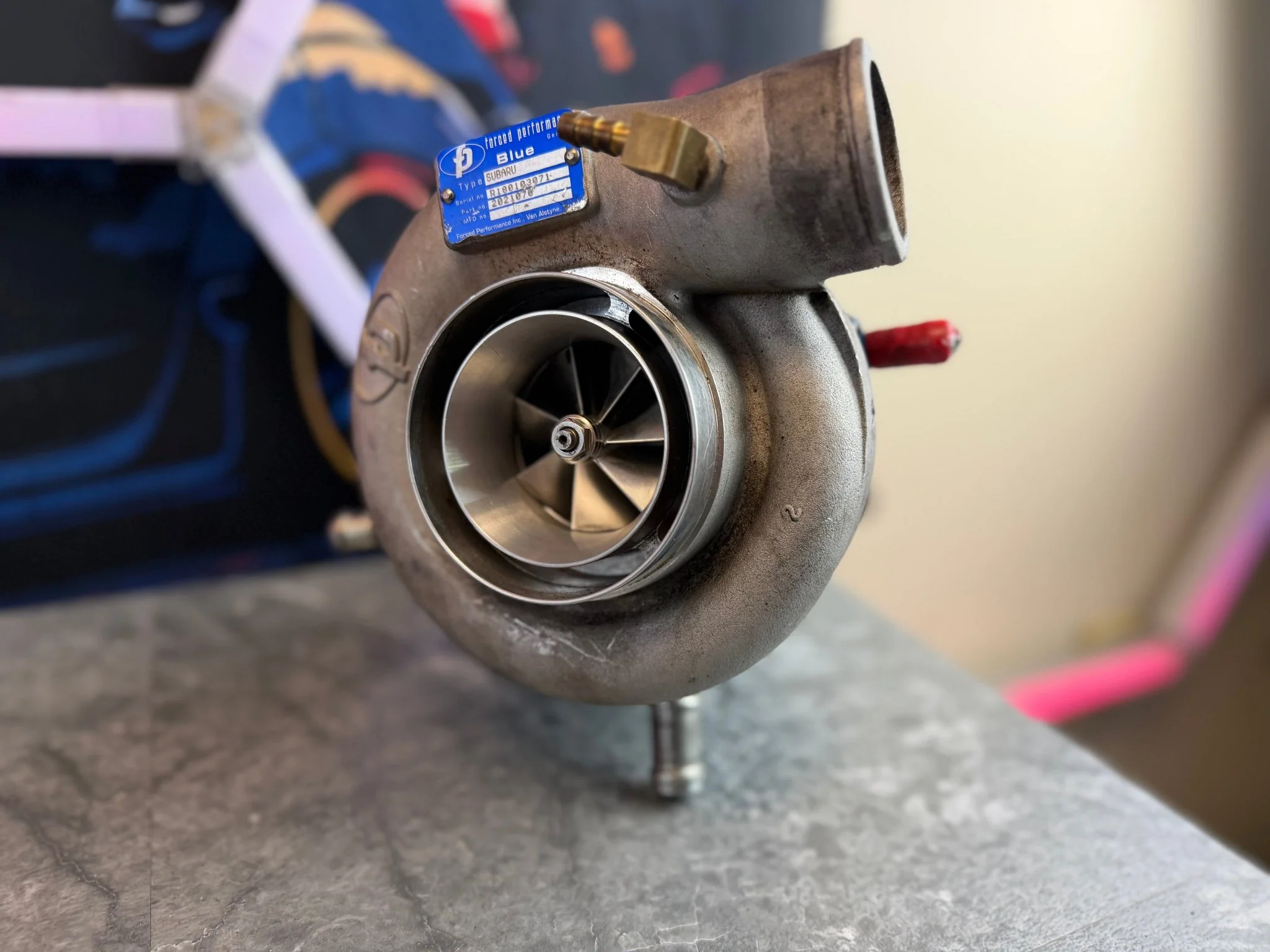 FP BLUE โ core โ turbo charger Subaru STi & wrx 84 mm FAP cover JOURNAL BEARING WELDED BILLET - Image 8