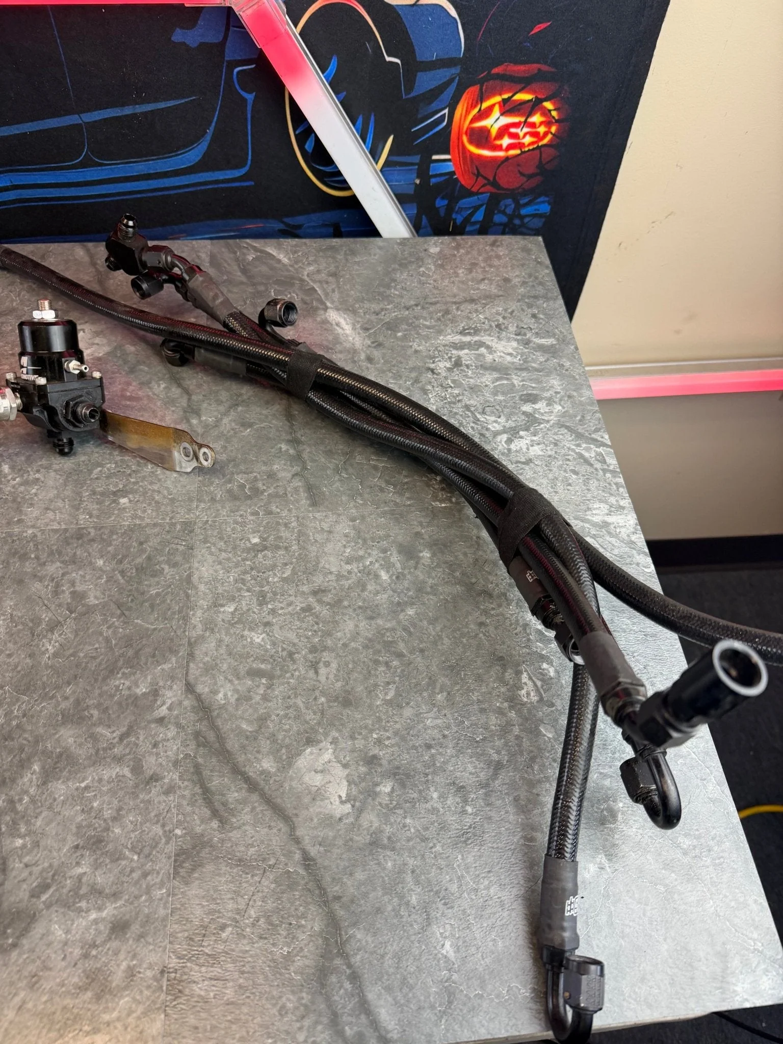 Fuel Kit 08-21 Subaru STi 08-14 WRX IAG e85 Lines/Rails Cobb Flex Kit Areo Reg - Image 2