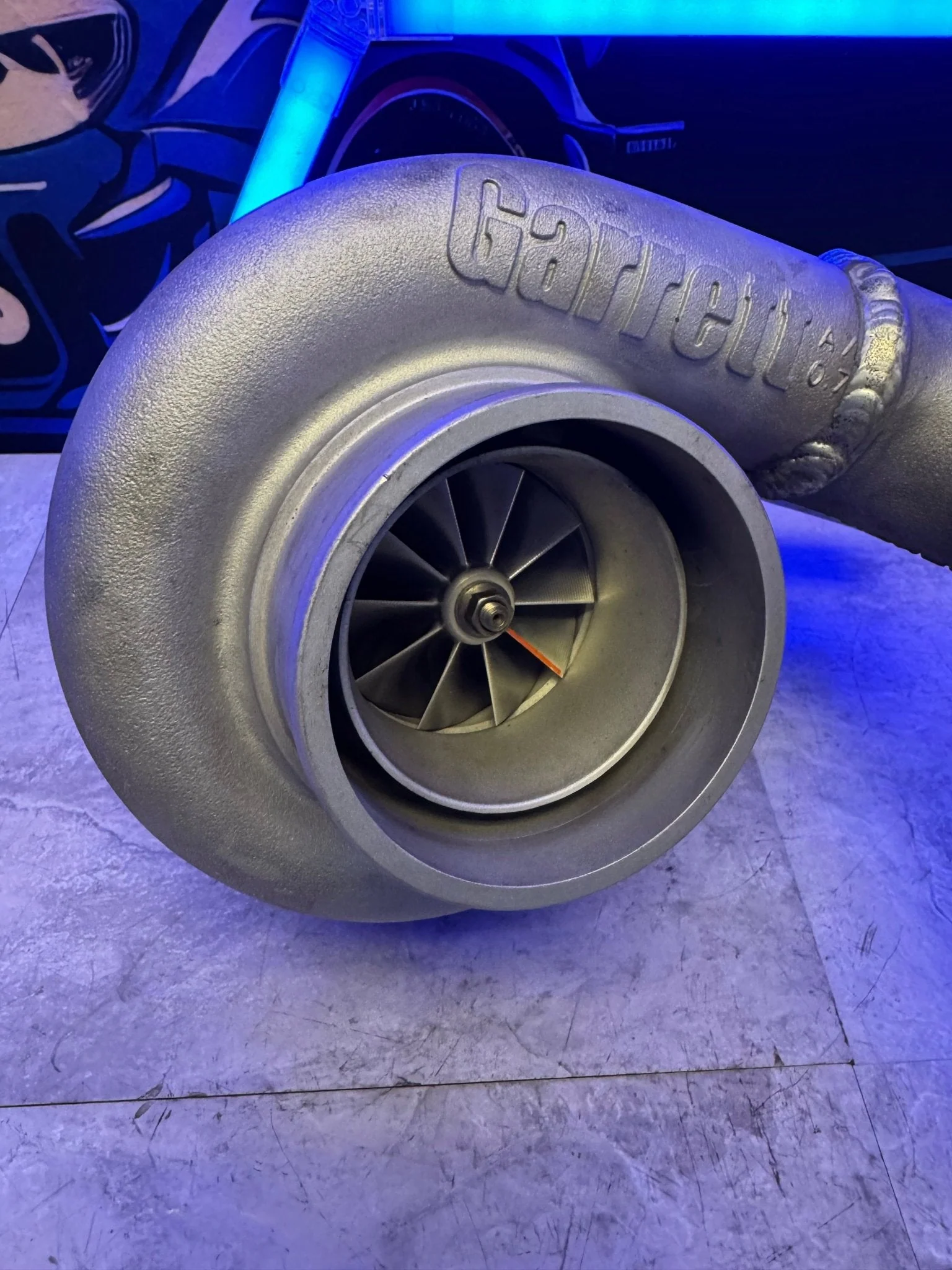 Garrett GEN2 66mm Billet Compressor Wheel Ball Bearing V-band 900 HP Capability - Image 2