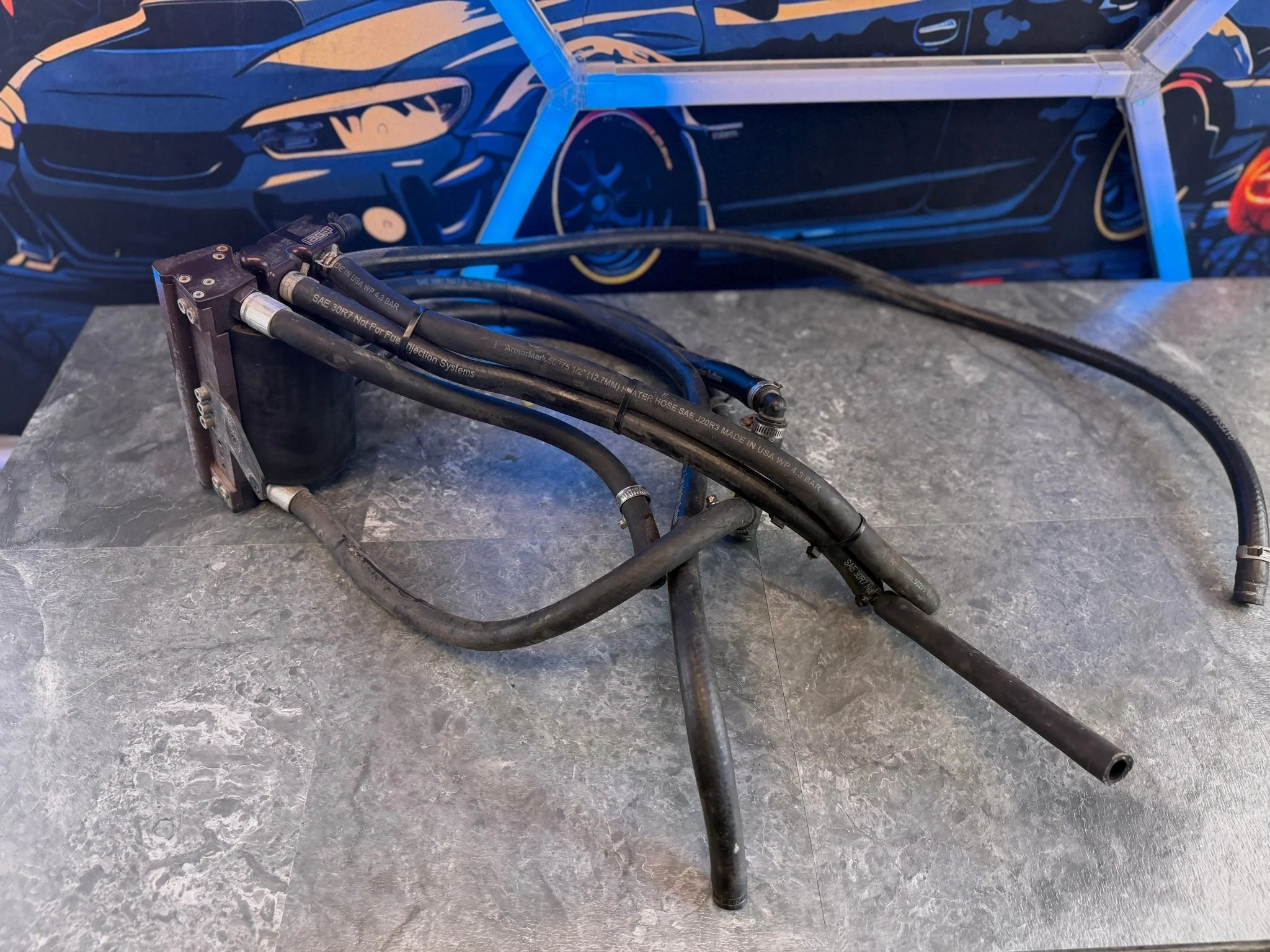 IAG AOS Air Oil Separator 2008-2021 Subaru STi 08-14 WRX Comp V2 Hoses Bracket STREET - Image 6