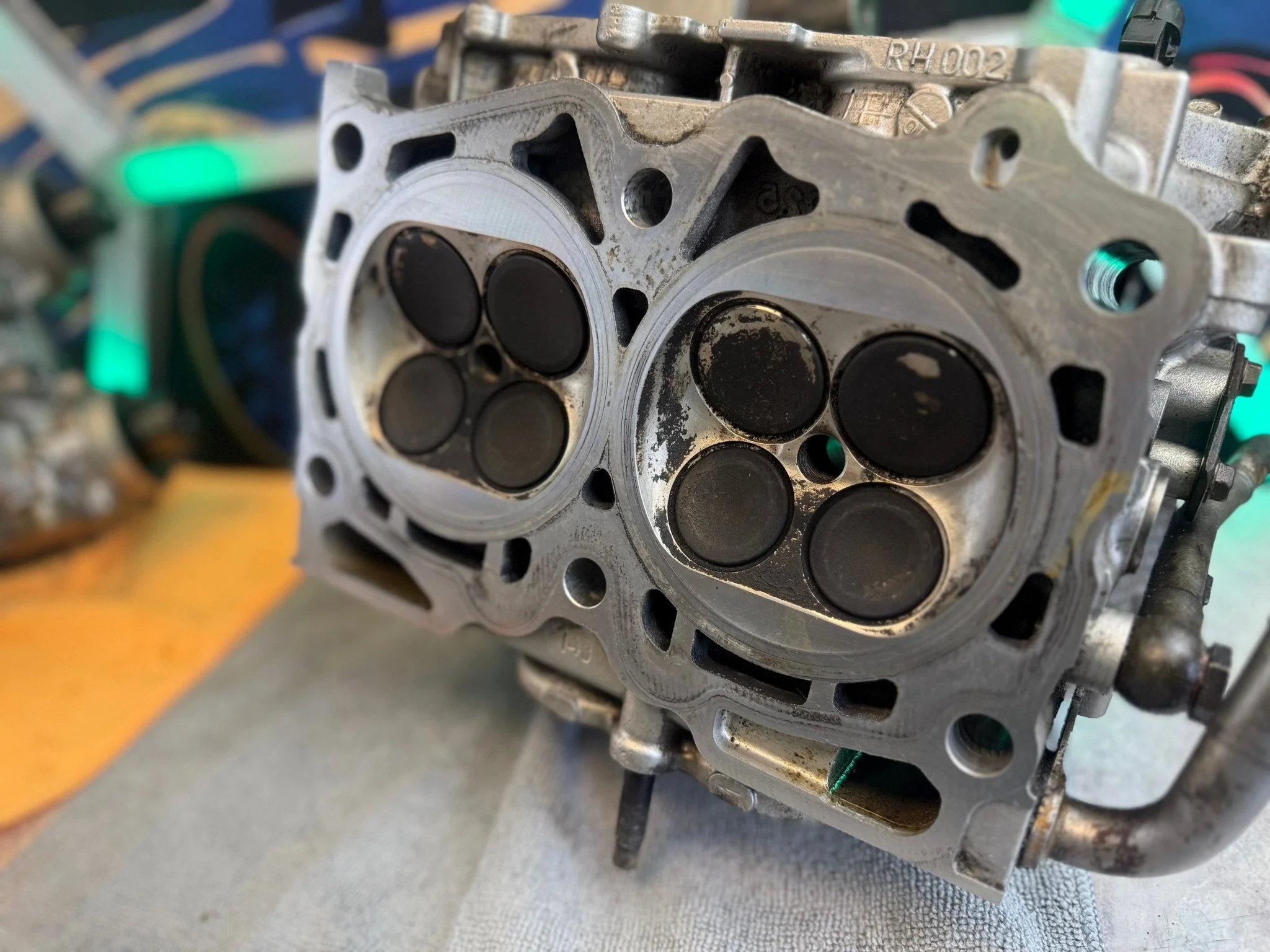 IAG D25 Subaru STi & wrx ej257 ej255 built & cammed cylinder heads SAVCS Manley GSC 1/2” drilled