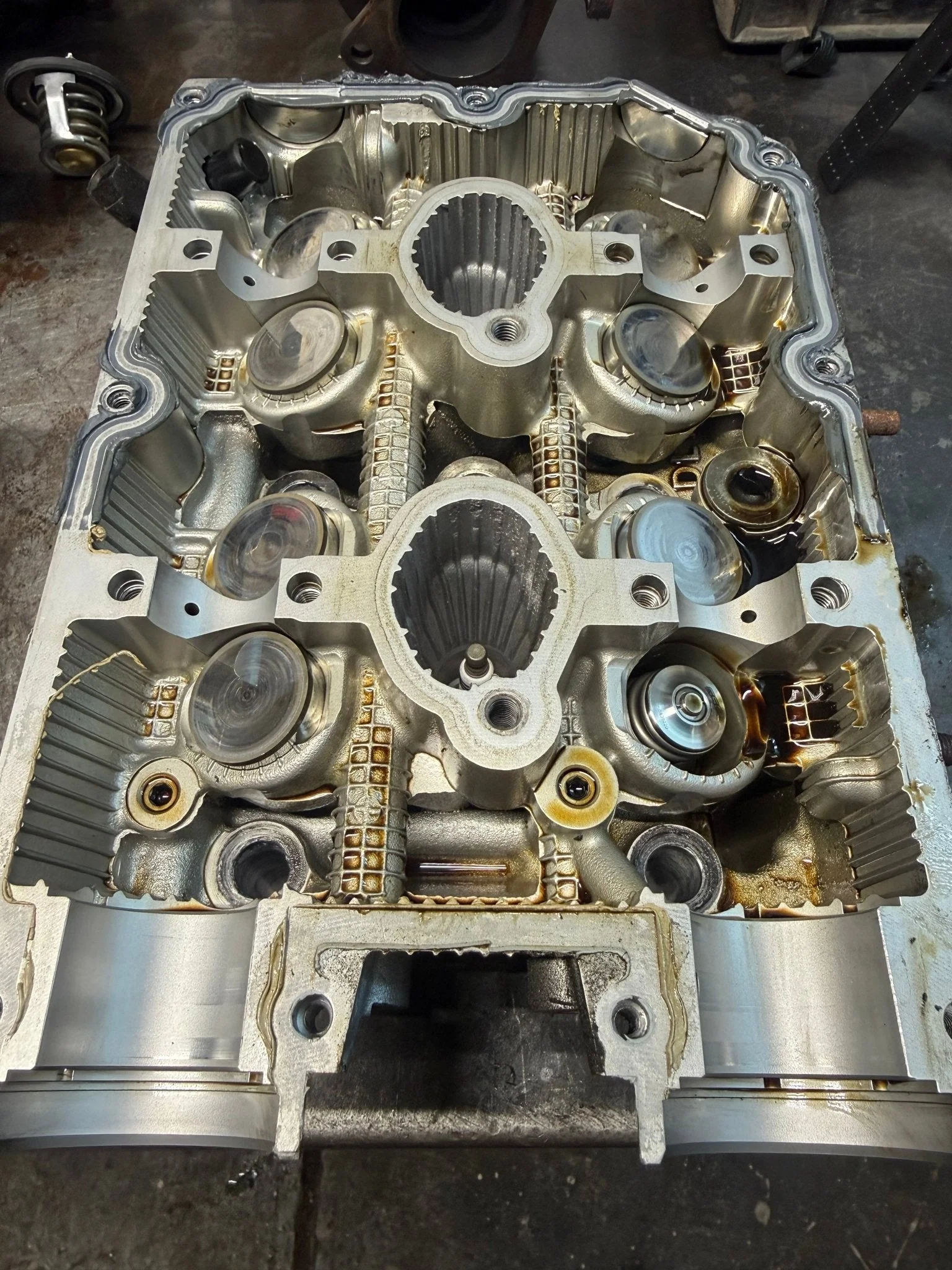 IAG D25 Subaru STi & wrx ej257 ej255 built & cammed cylinder heads SAVCS Manley GSC 1/2” drilled - Image 13