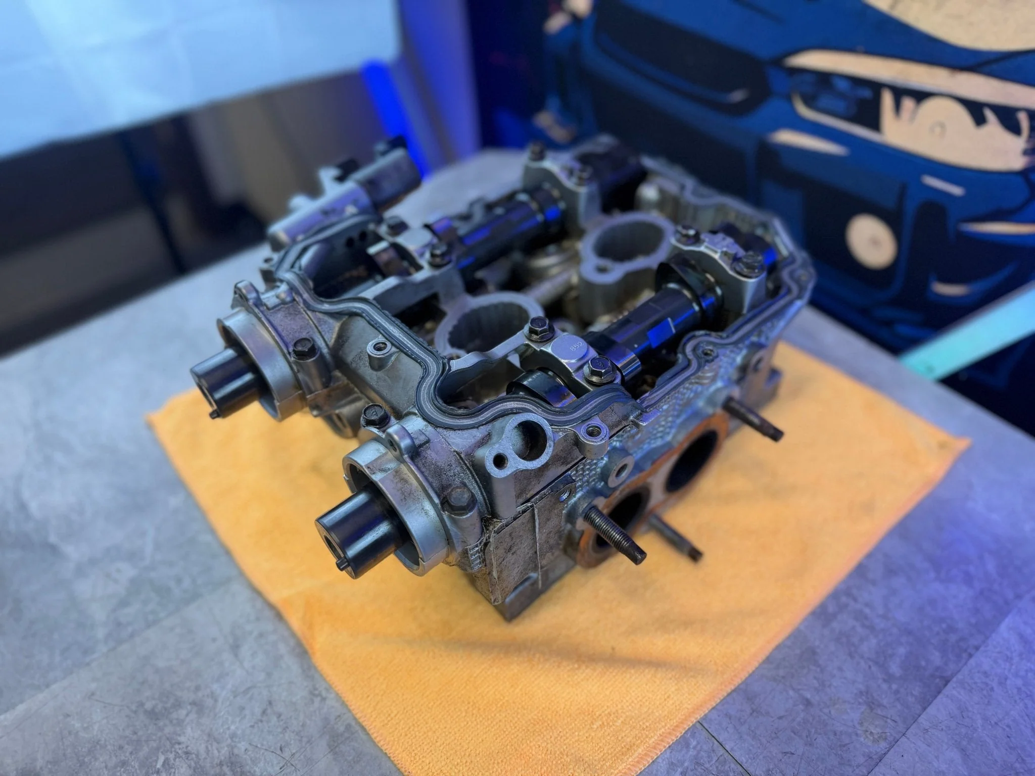 IAG D25 Subaru STi & wrx ej257 ej255 built & cammed cylinder heads SAVCS Manley GSC 1/2” drilled - Image 14